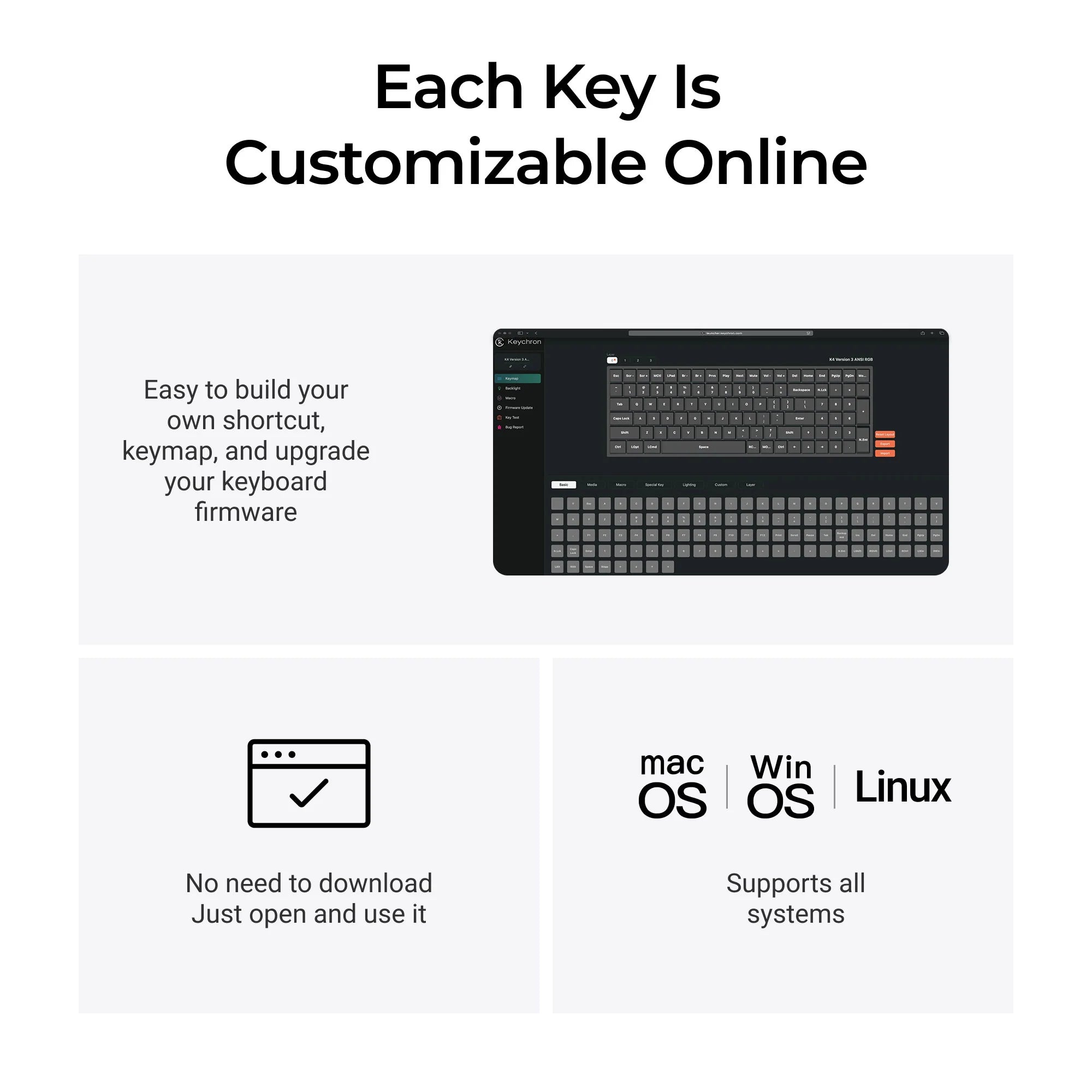 Keychron K4 QMK Wireless Mechanical Keyboard (Version 3) - View 6