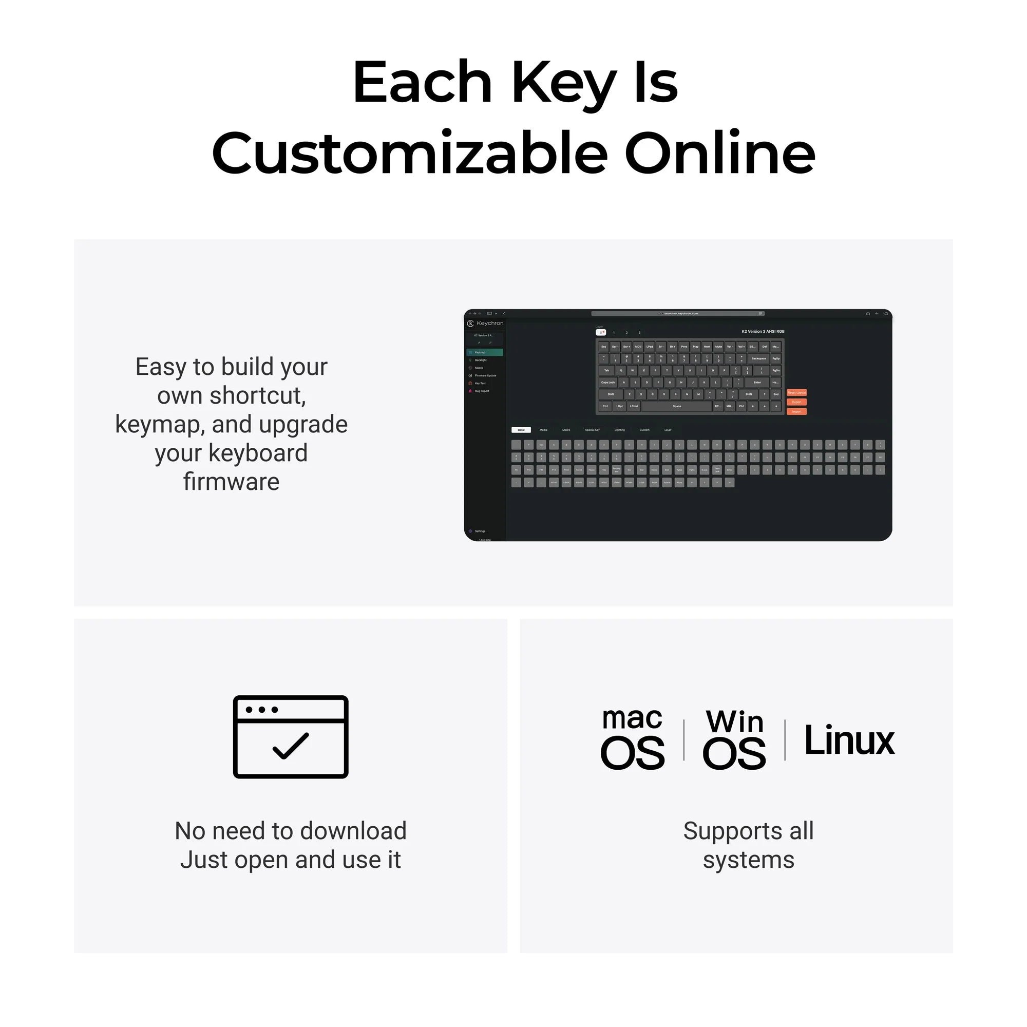 Keychron K2 QMK Wireless Mechanical Keyboard (Version 3) - View 6