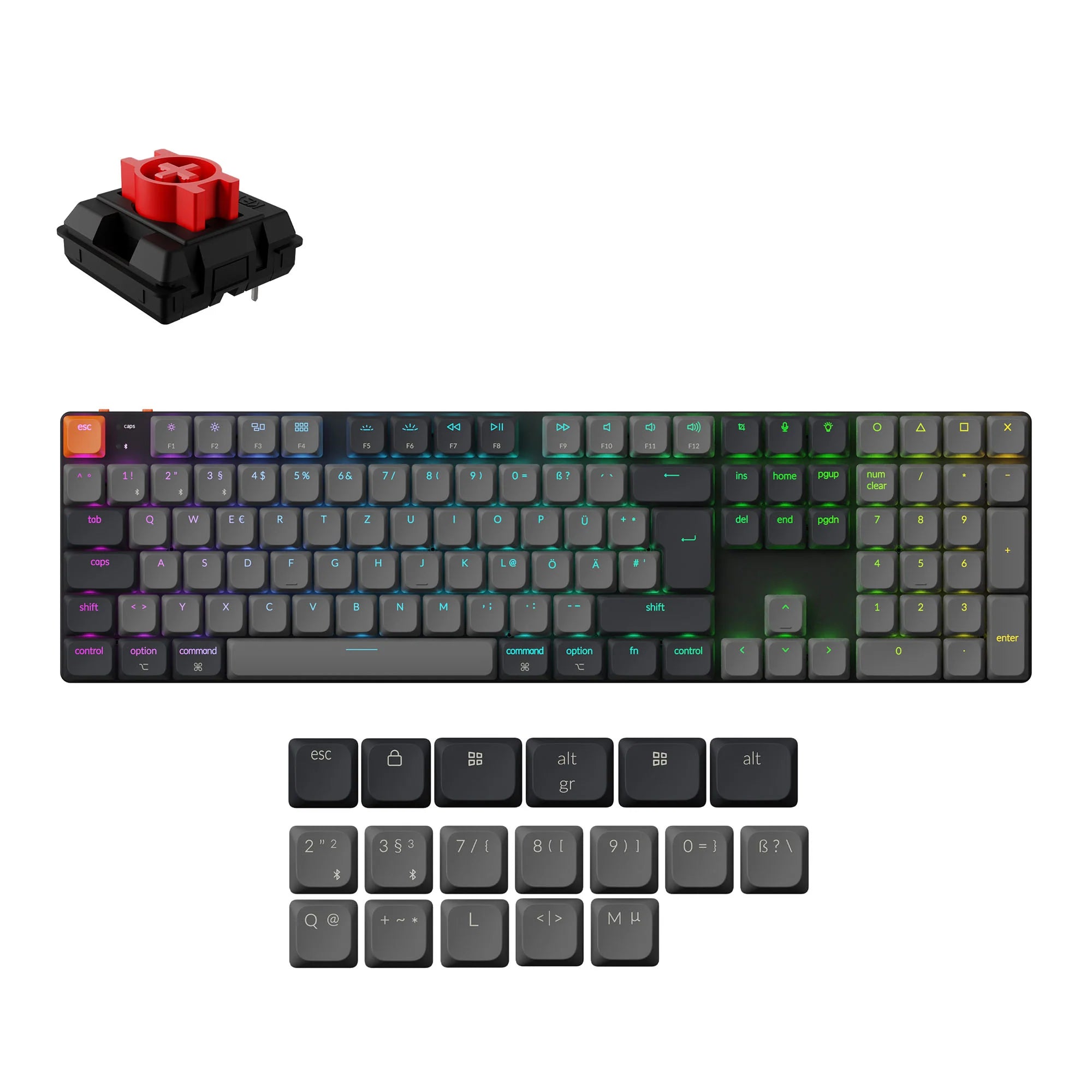 Keychron K5 QMK Wireless Mechanical Keyboard (ISO Layout) - Version 2 - View 4