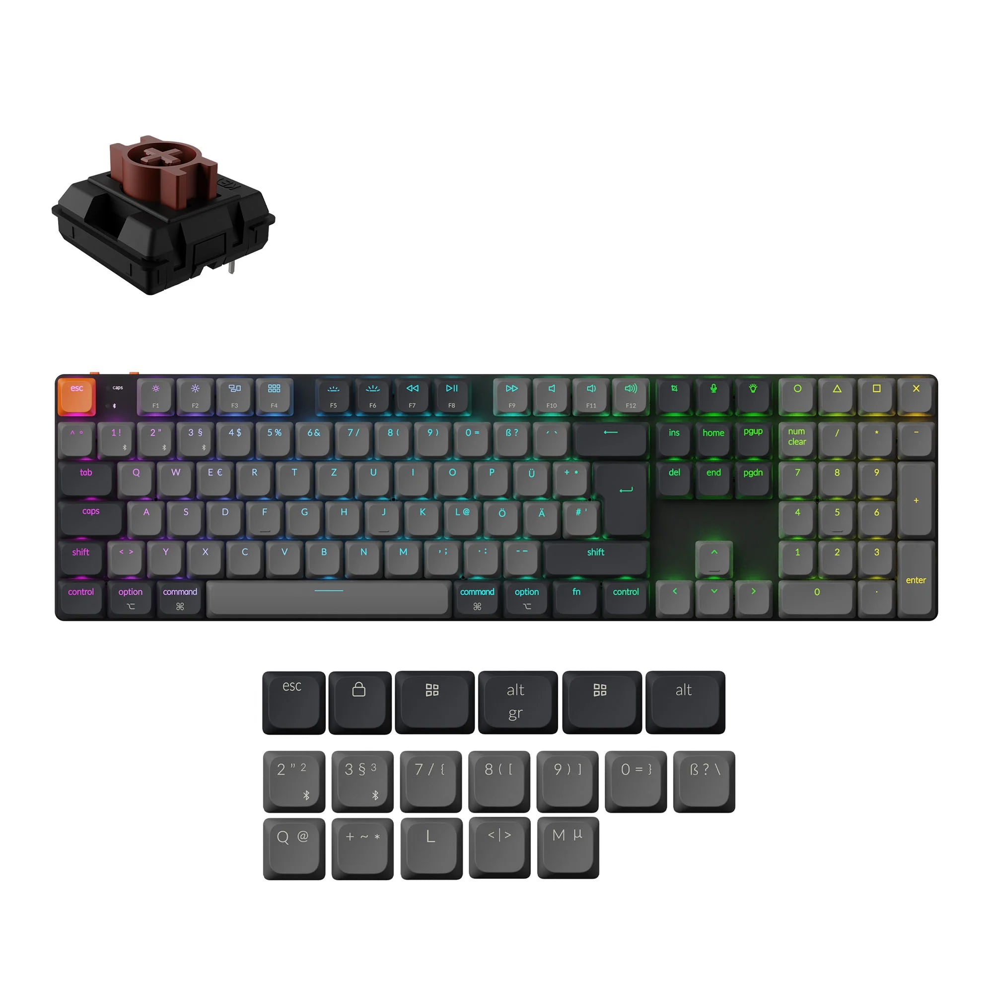 Keychron K5 QMK Wireless Mechanical Keyboard (ISO Layout) - Version 2 - View 5