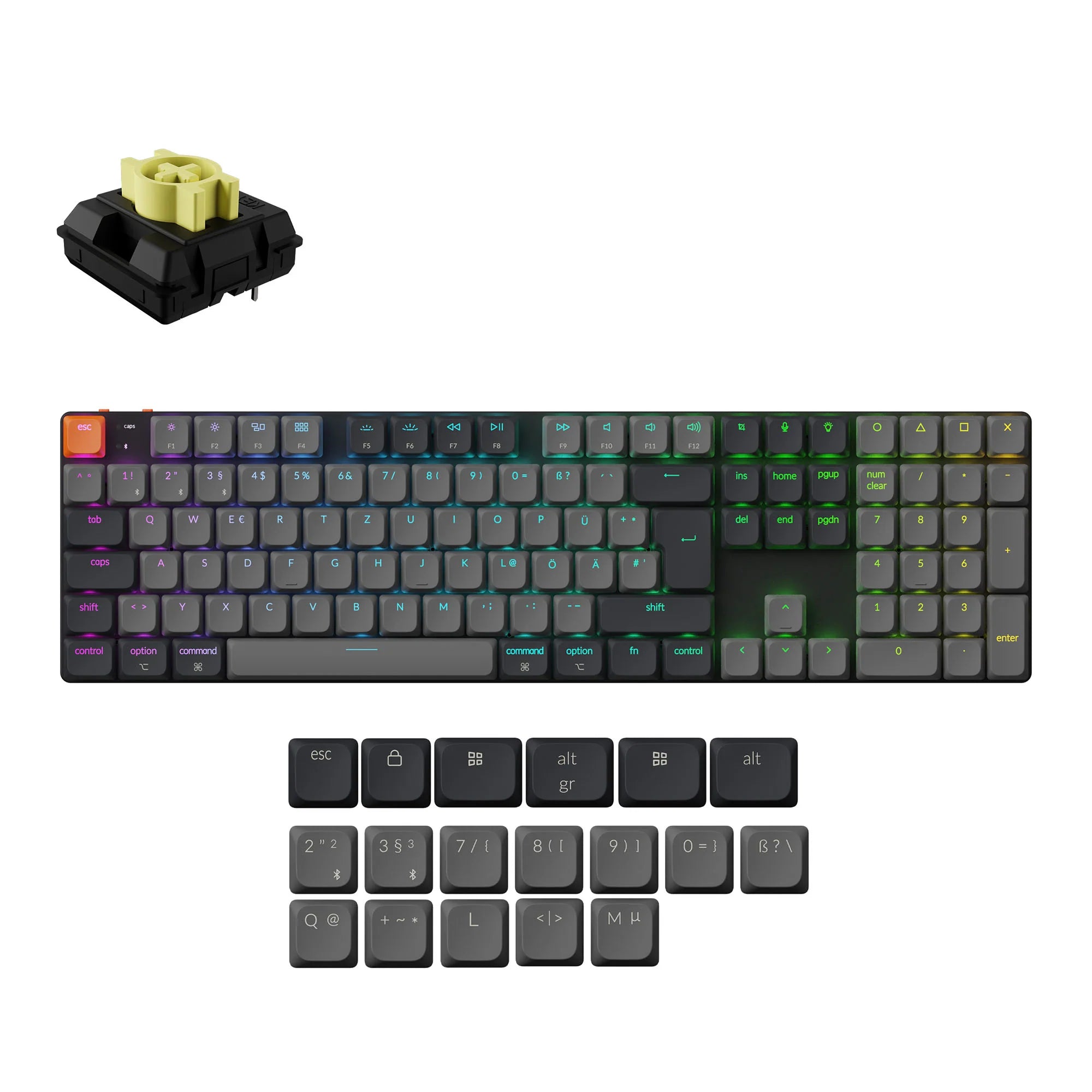 Keychron K5 QMK Wireless Mechanical Keyboard (ISO Layout) - Version 2 - View 6