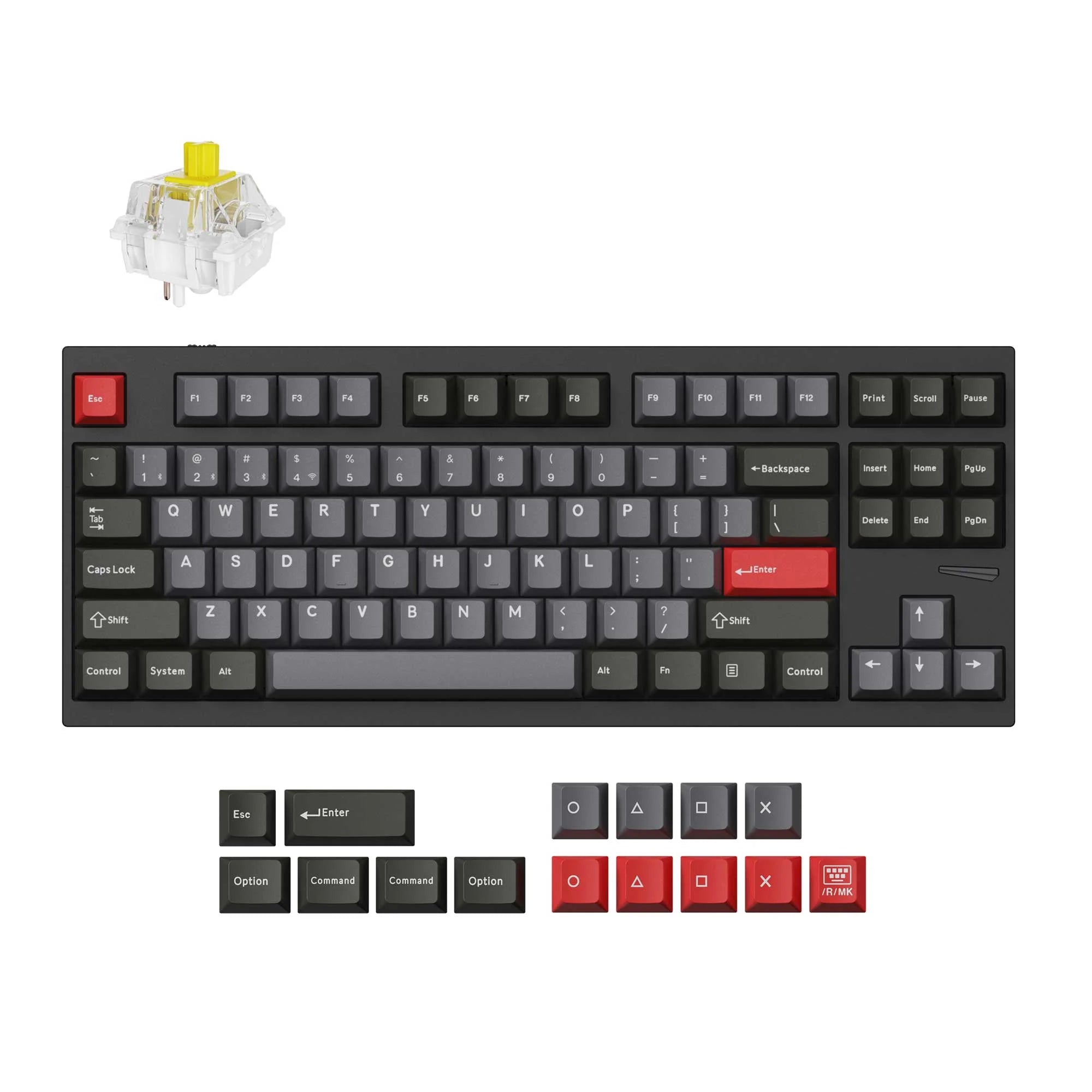 Lemokey L4 QMK Wireless Custom Gaming Keyboard - View 3