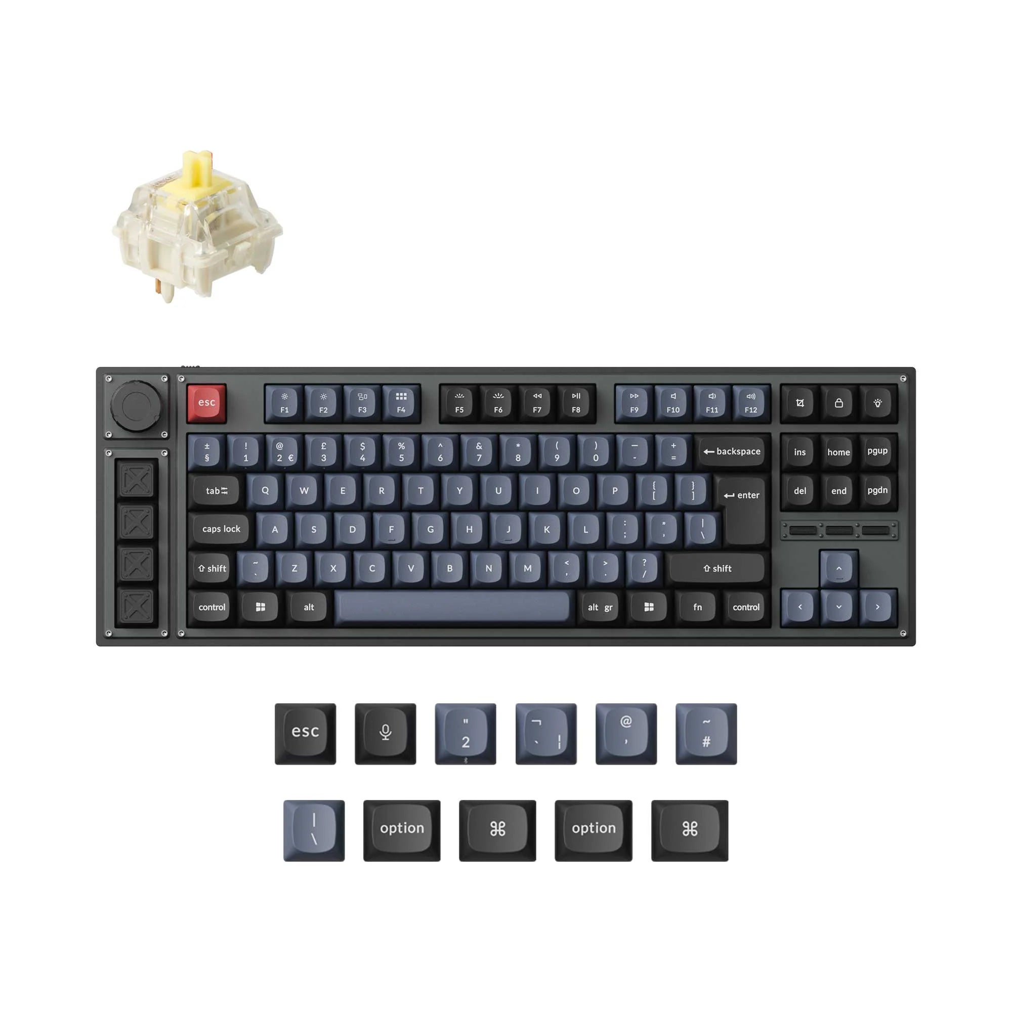 Lemokey L3 QMK/VIA Wireless Custom Mechanical Keyboard ISO Layout Collection - View 4