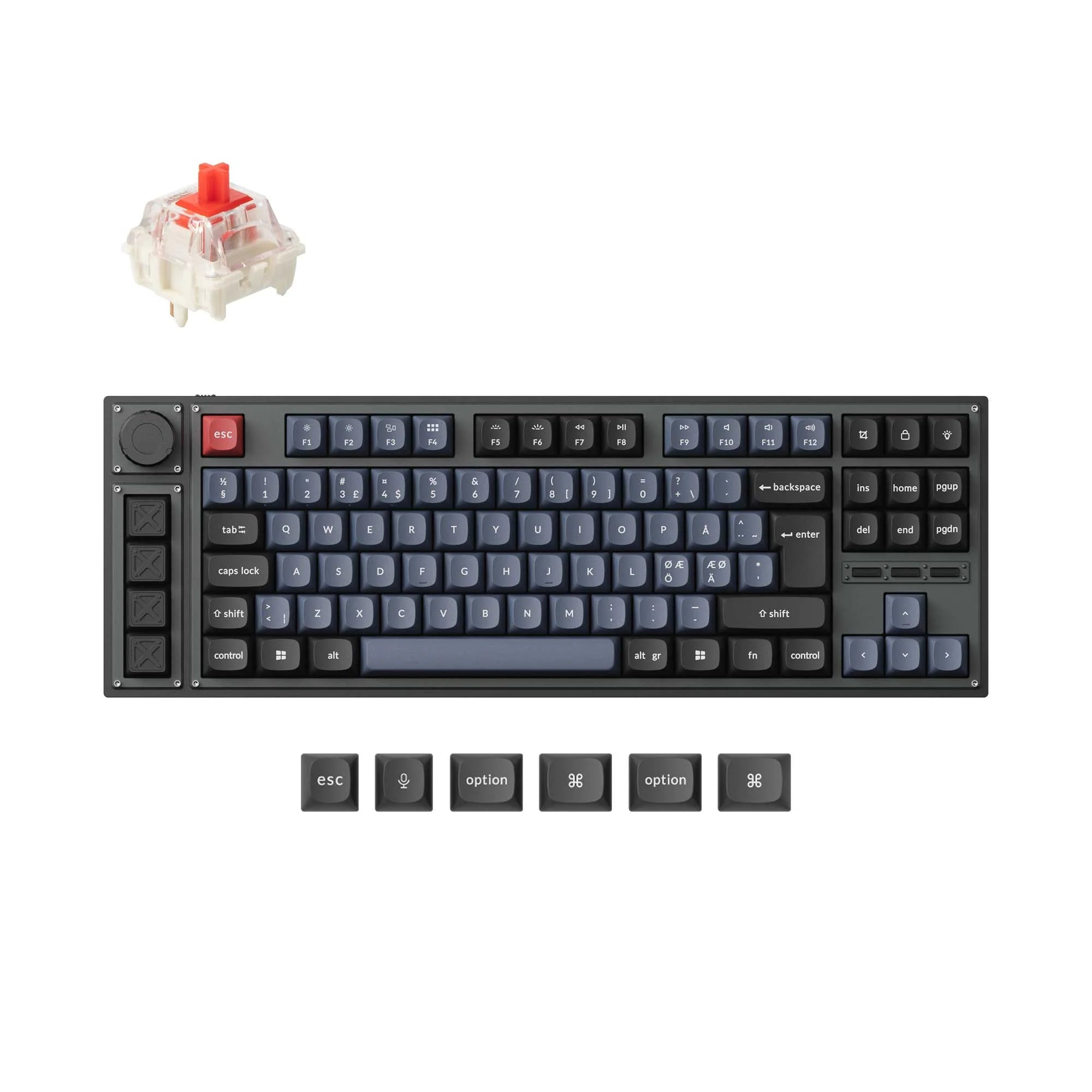 Lemokey L3 QMK/VIA Wireless Custom Mechanical Keyboard ISO Layout Collection - View 5