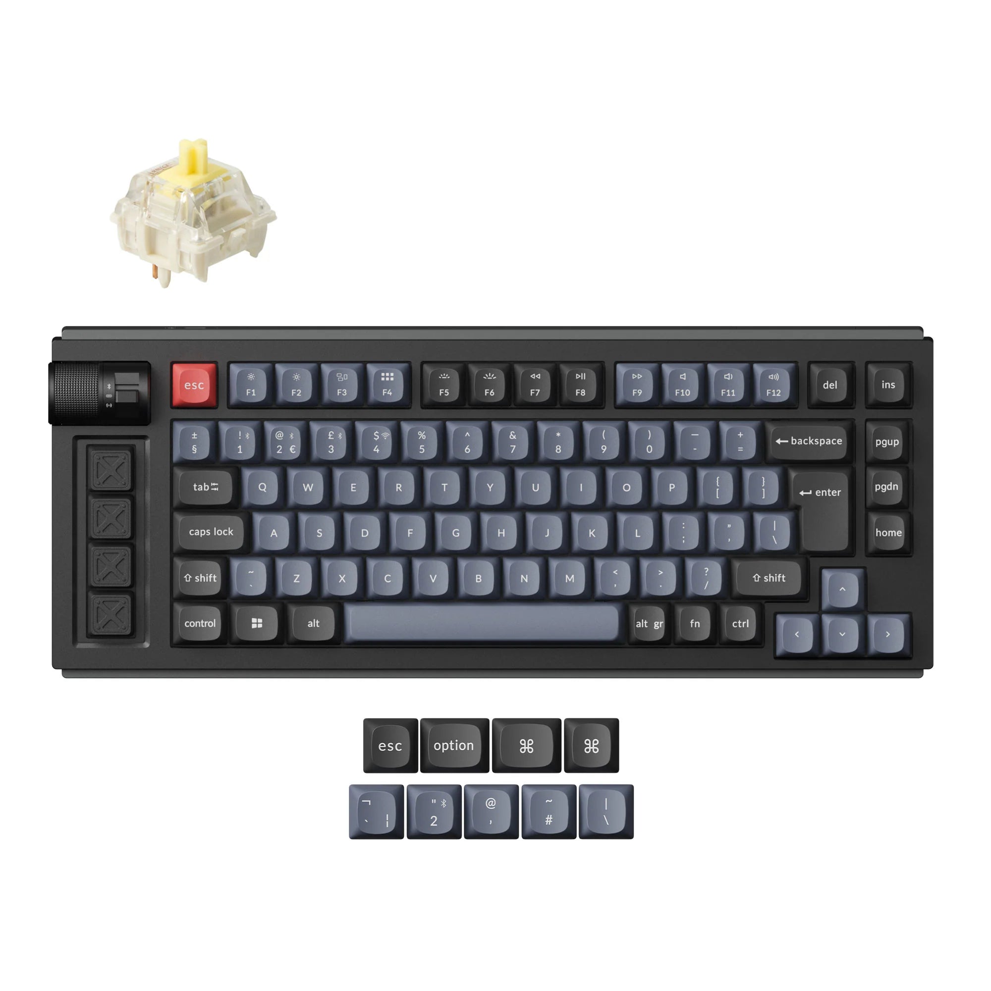 Lemokey L1 QMK Wireless Custom Mechanical Keyboard ISO Layout Collection - View 4