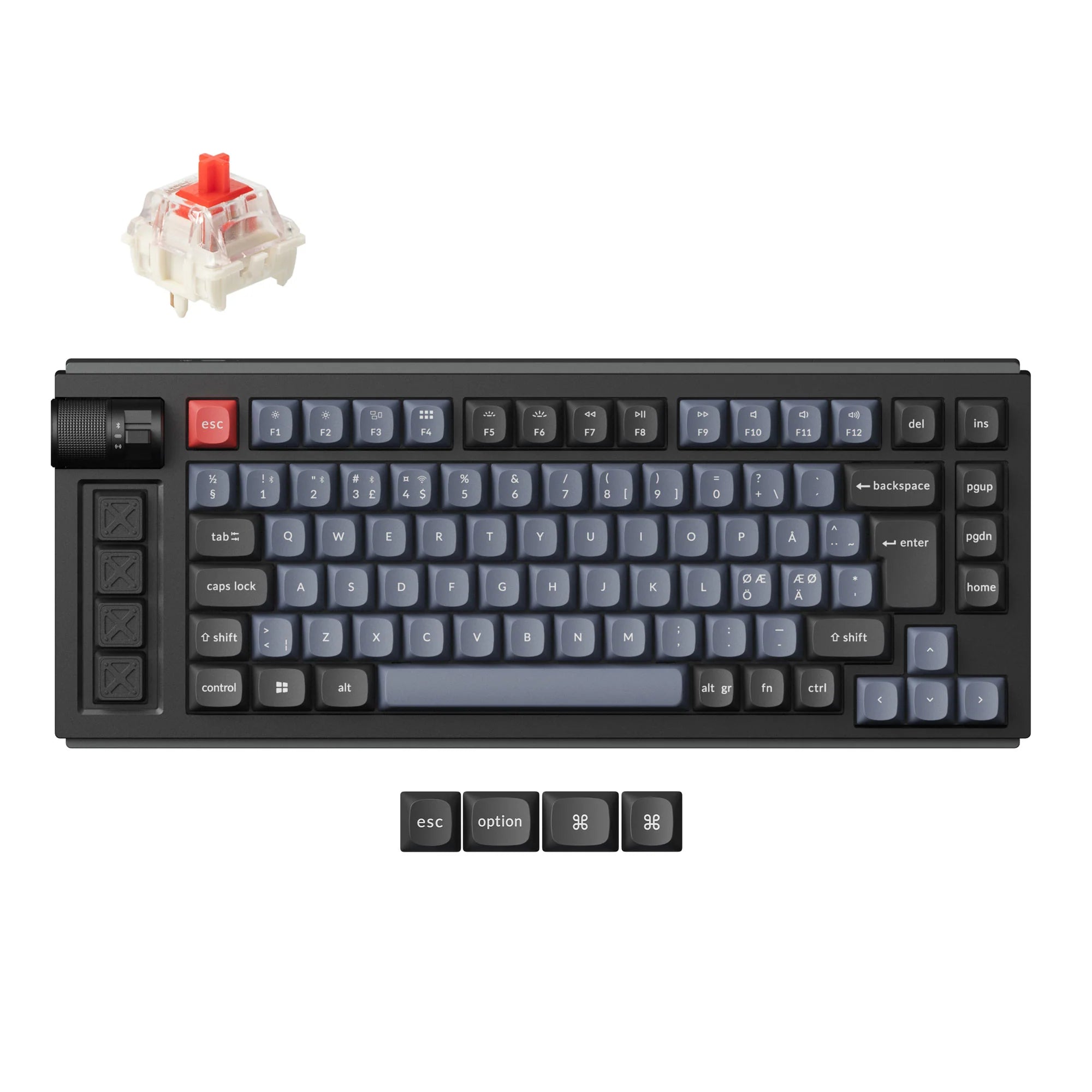 Lemokey L1 QMK Wireless Custom Mechanical Keyboard ISO Layout Collection - View 5