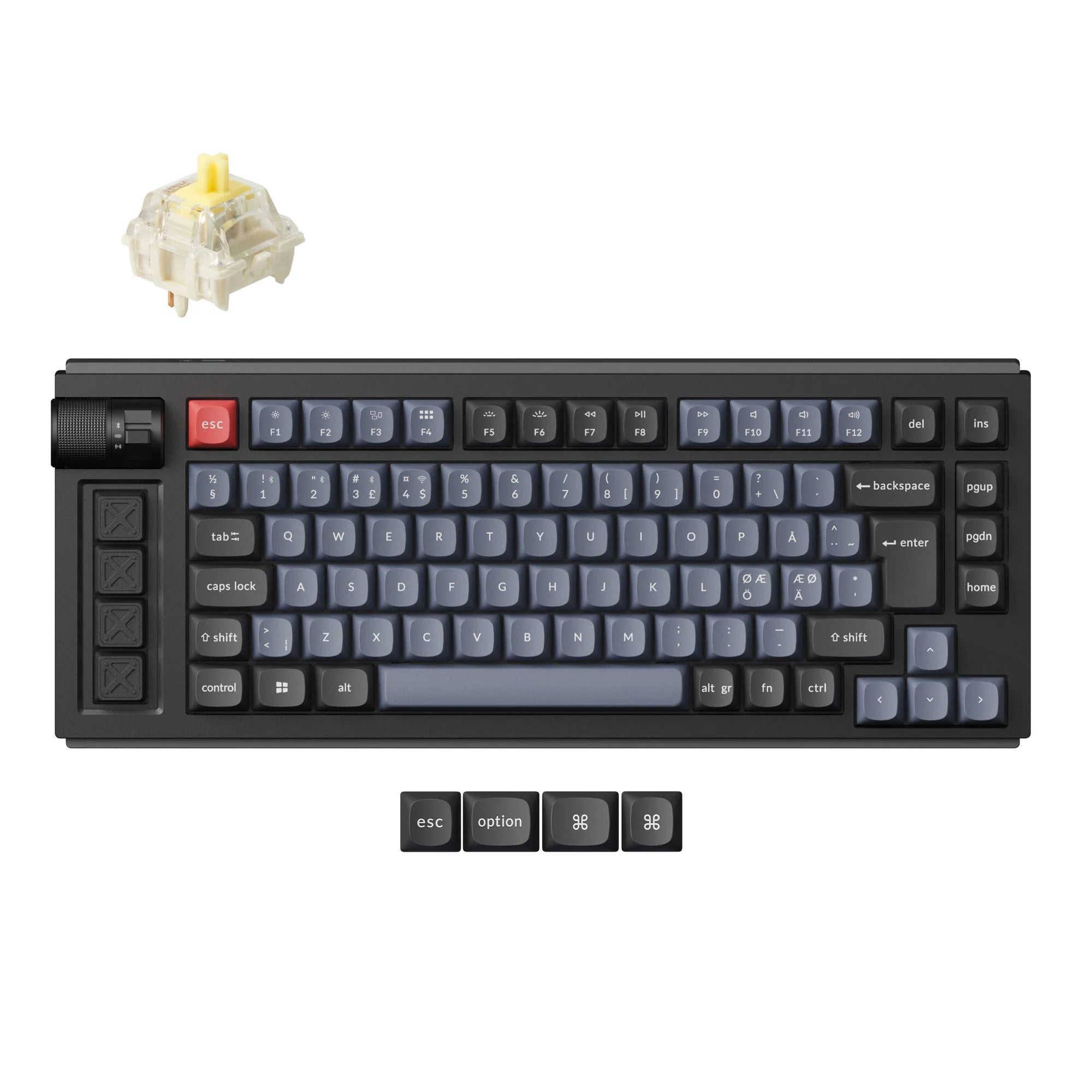 Lemokey L1 QMK Wireless Custom Mechanical Keyboard ISO Layout Collection - View 6