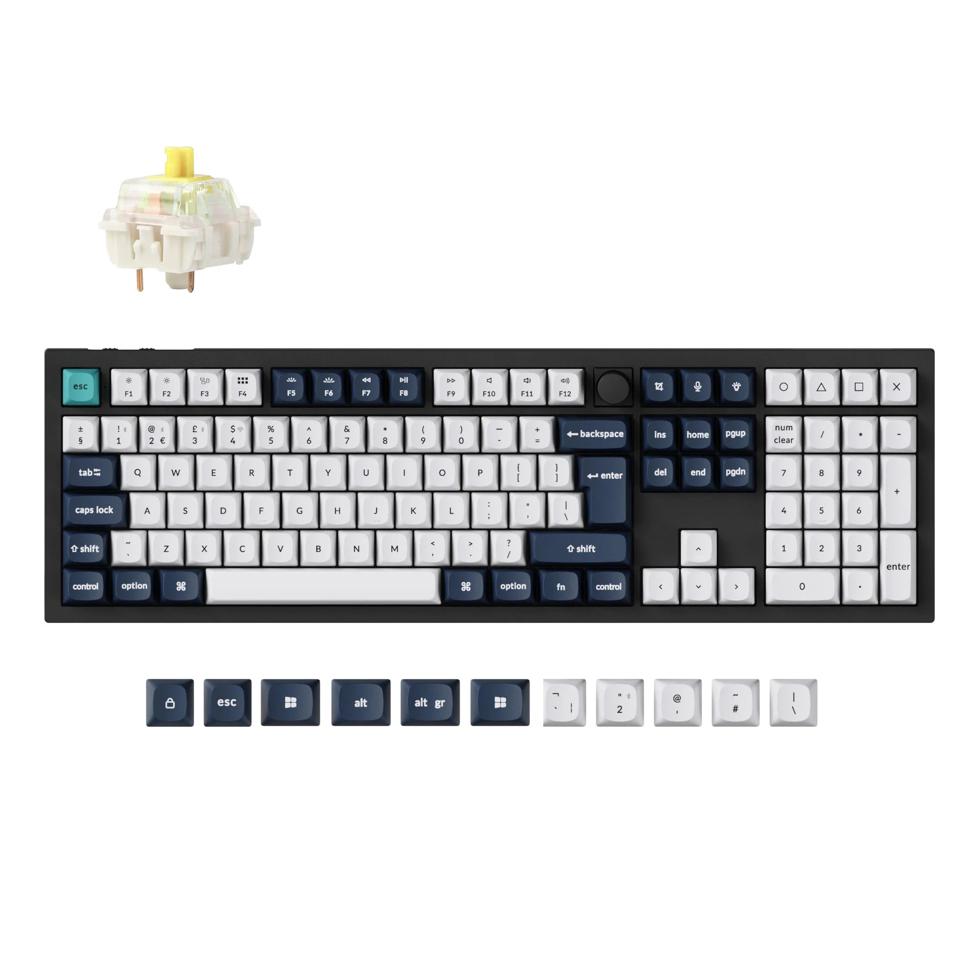 Keychron Q6 Max QMK/VIA Wireless Custom Mechanical Keyboard ISO Layout - View 6