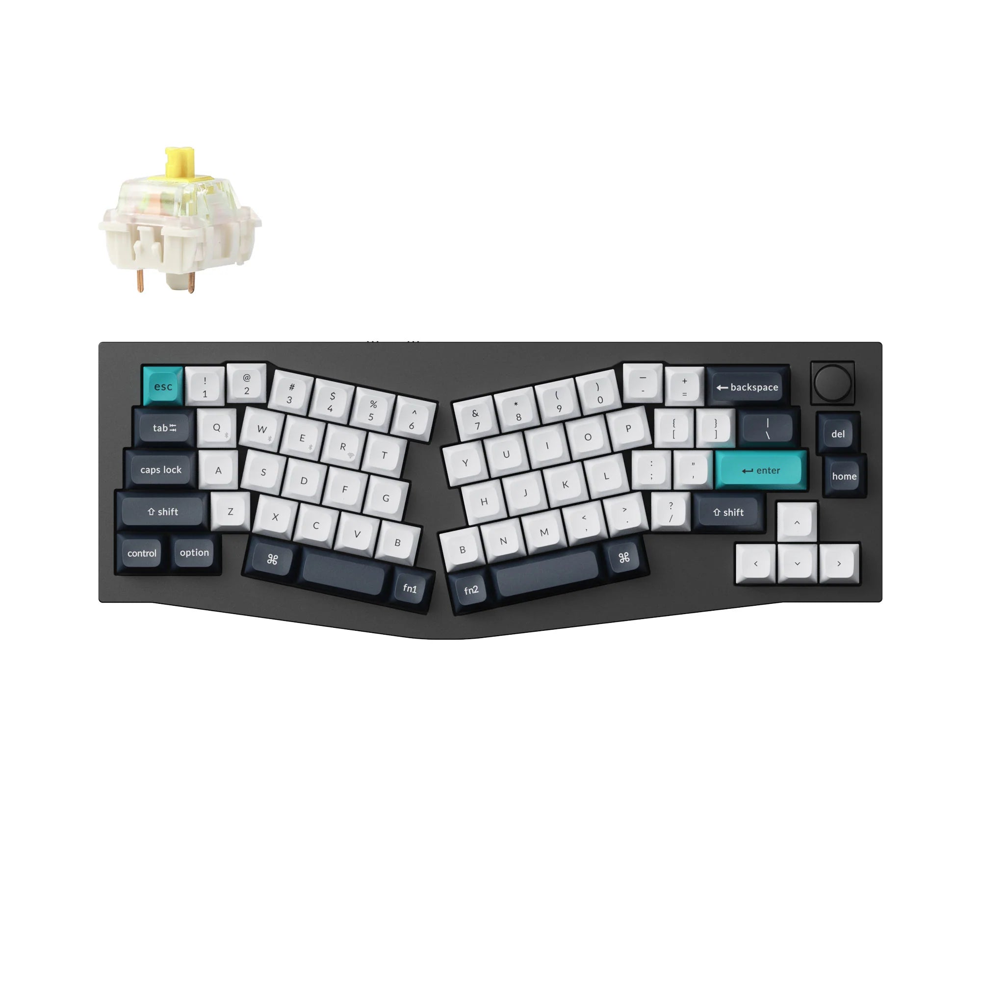 Keychron Q8 Max (Alice Layout) QMK/VIA Wireless Custom Mechanical Keyboard - View 3