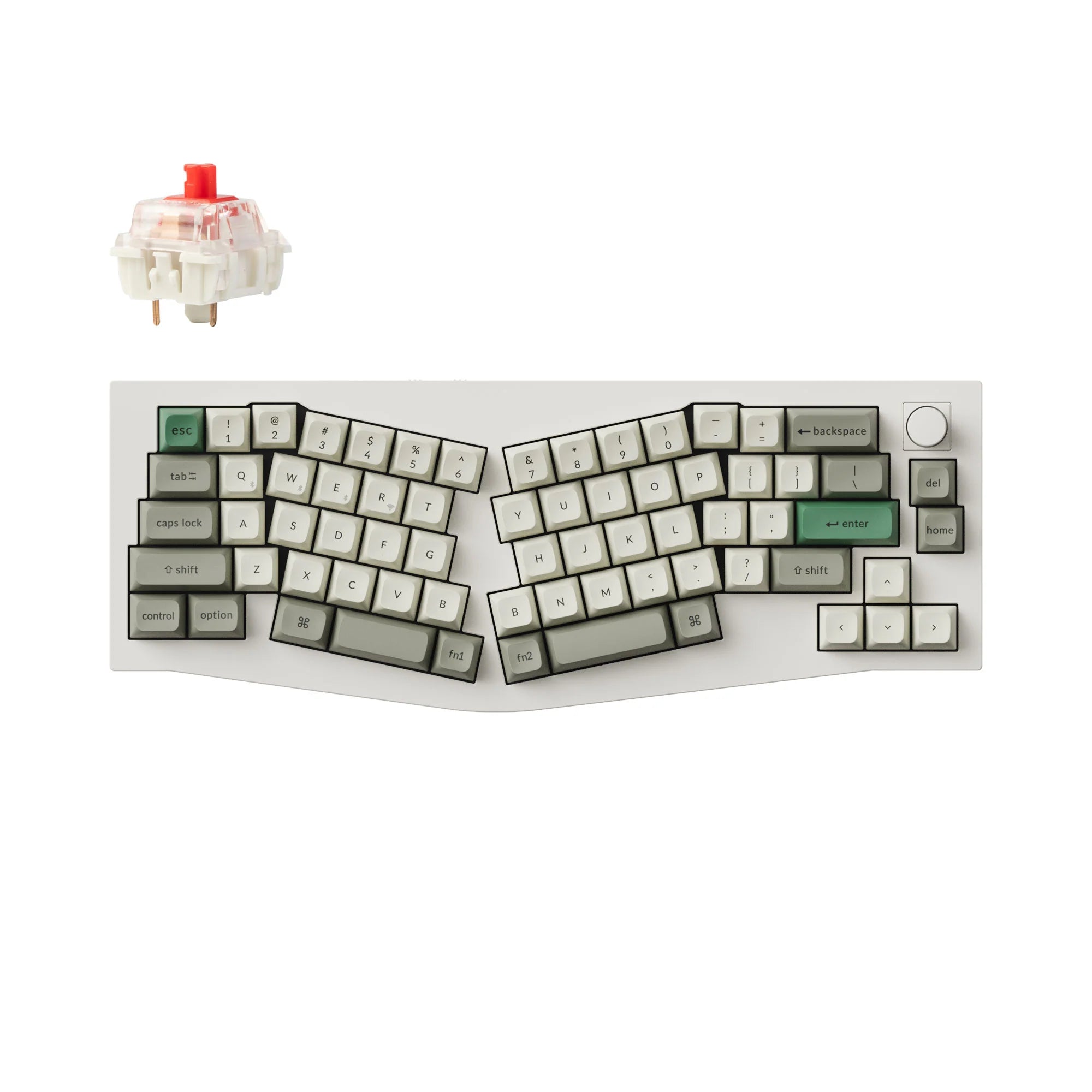 Keychron Q8 Max (Alice Layout) QMK/VIA Wireless Custom Mechanical Keyboard - View 4