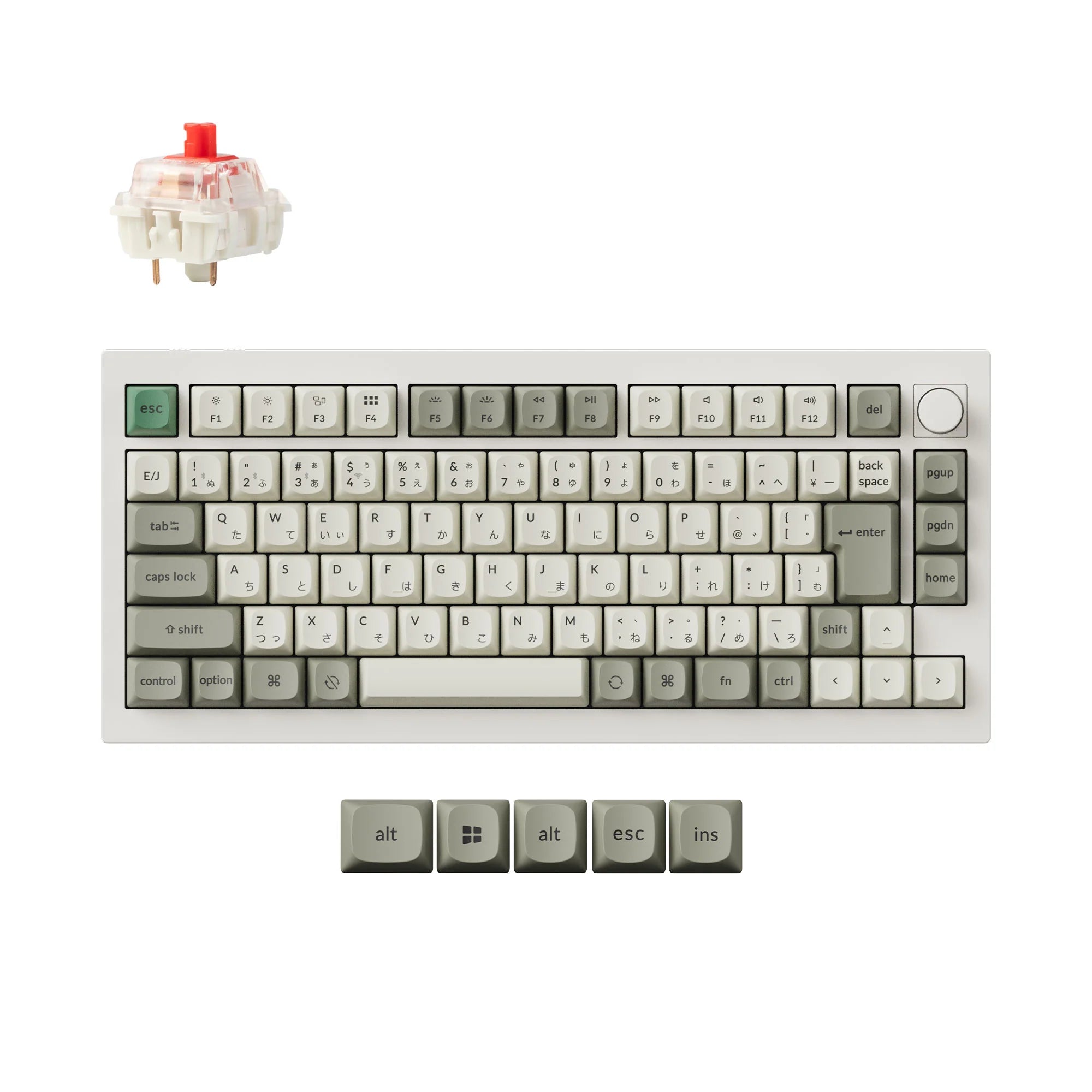 Keychron Q1 Max QMK Wireless Custom Mechanical Keyboard (Japan JIS Layout) - View 4