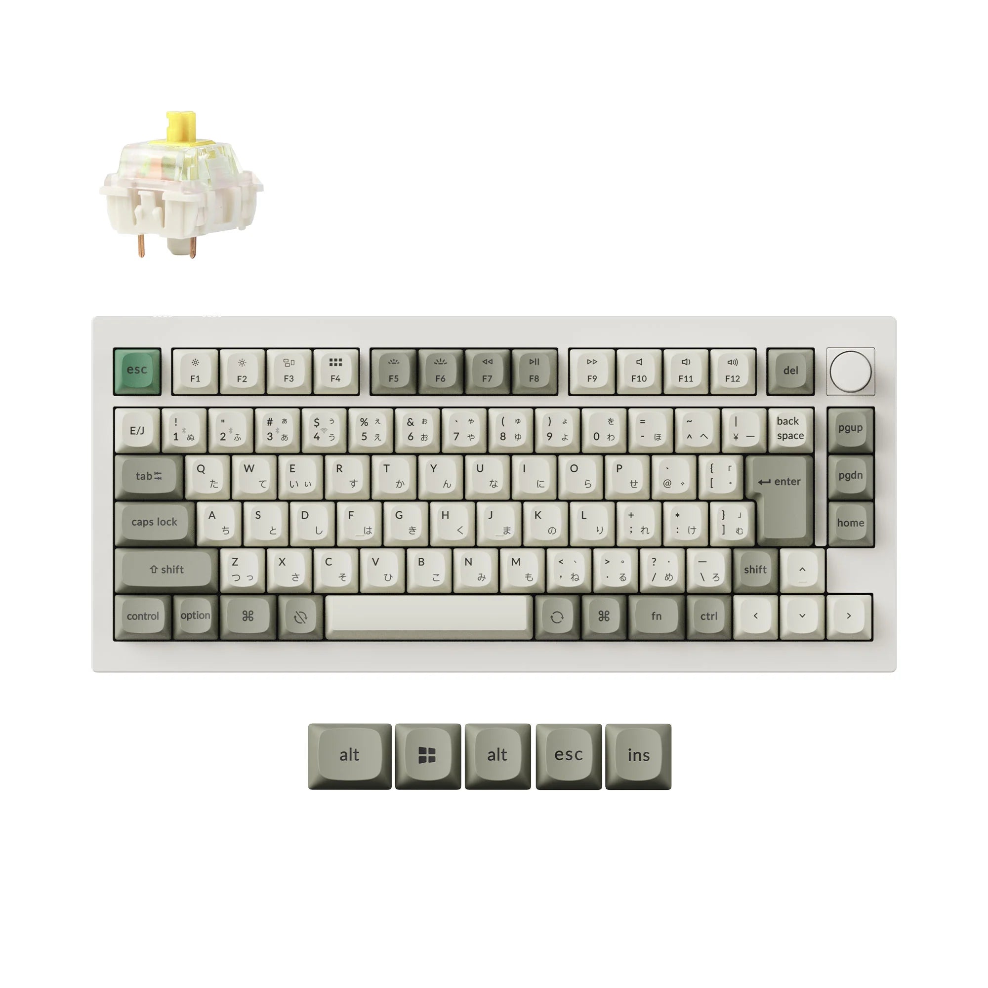 Keychron Q1 Max QMK Wireless Custom Mechanical Keyboard (Japan JIS Layout) - View 6