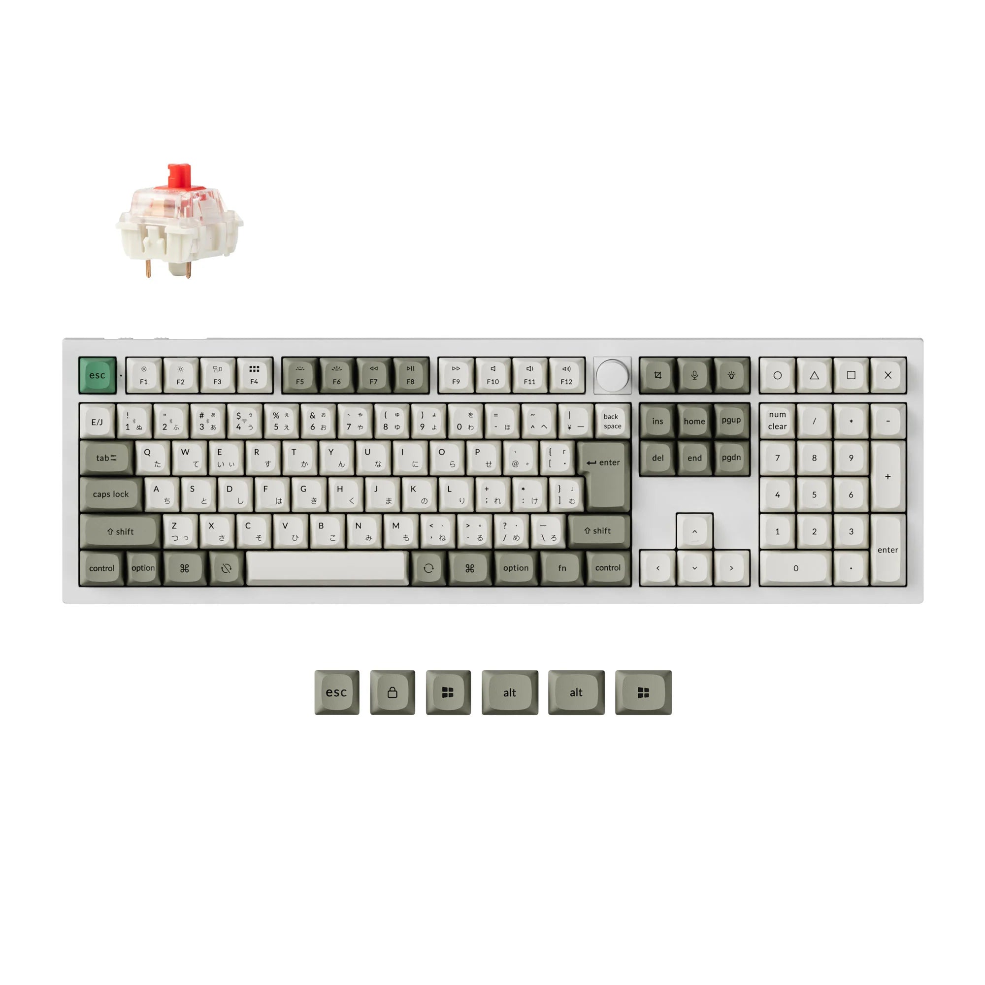 Keychron Q6 Max QMK/VIA Wireless Custom Mechanical Keyboard (Japan JIS Layout) - View 4