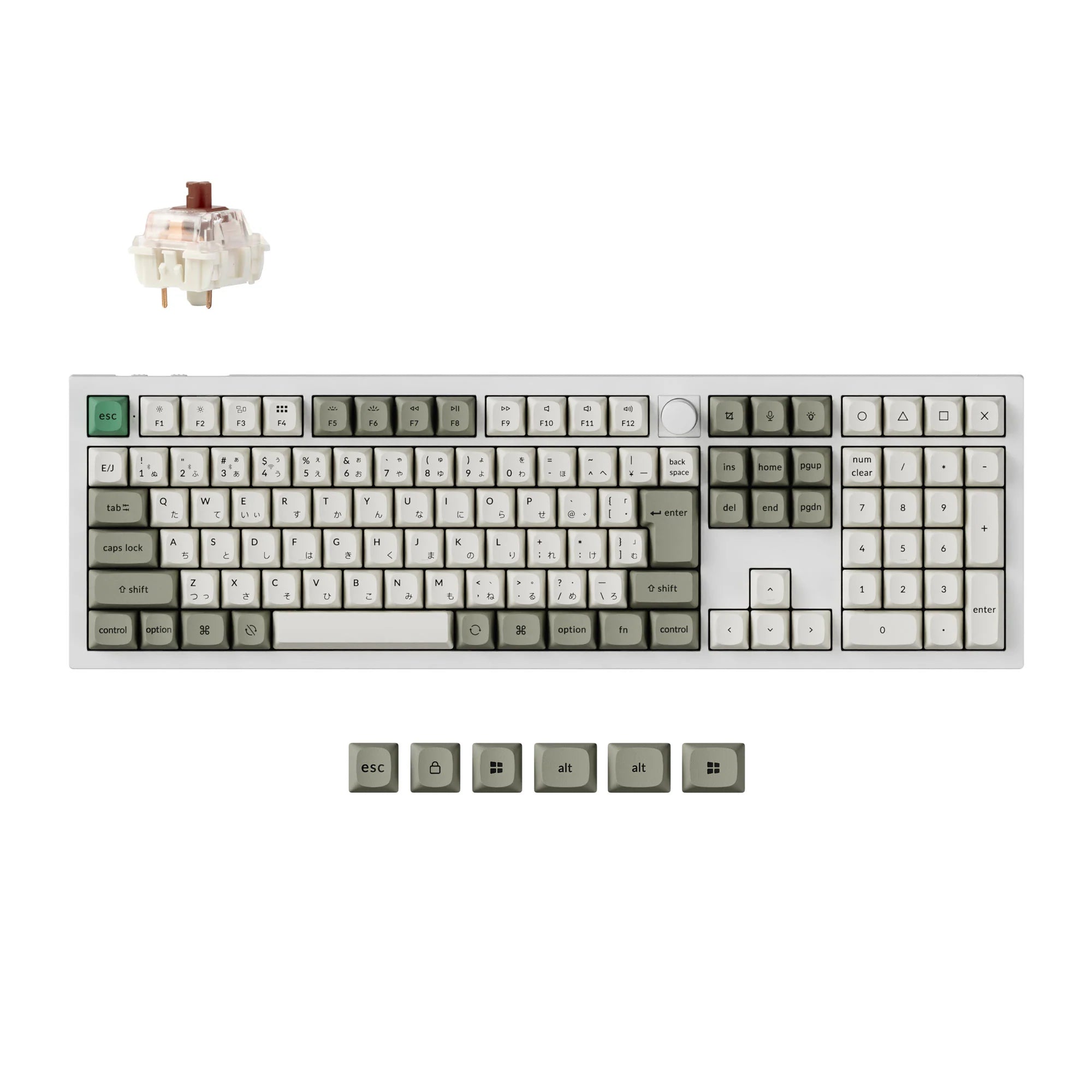 Keychron Q6 Max QMK/VIA Wireless Custom Mechanical Keyboard (Japan JIS Layout) - View 5