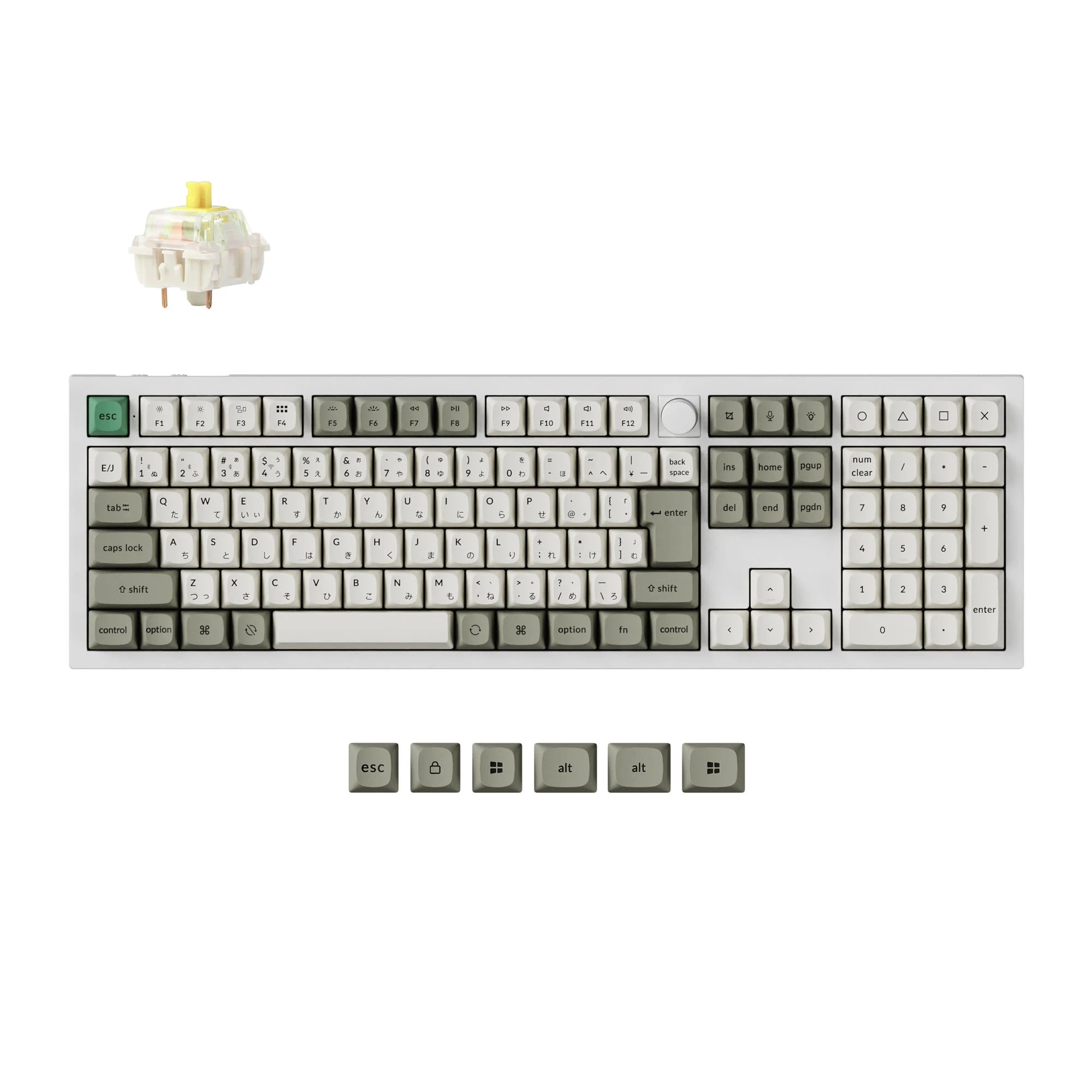 Keychron Q6 Max QMK/VIA Wireless Custom Mechanical Keyboard (Japan JIS Layout) - View 6