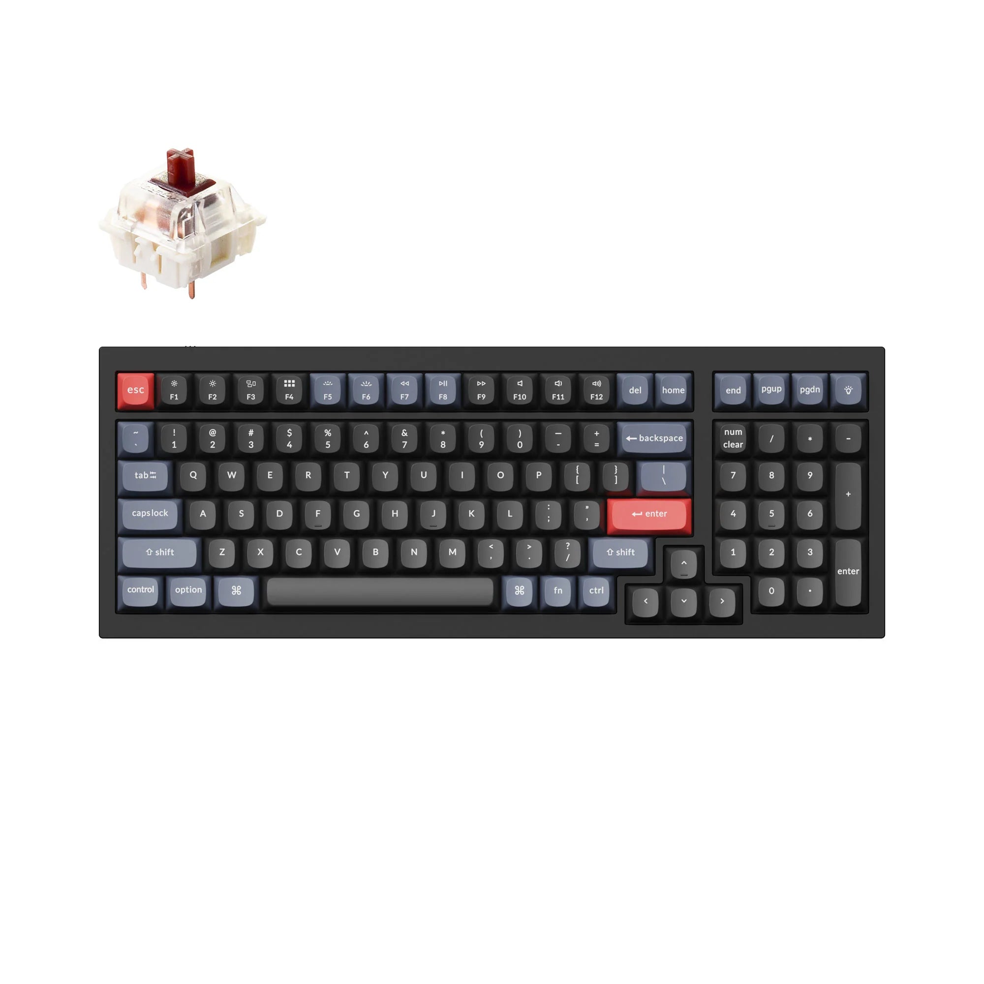 Keychron Q5 QMK Custom Mechanical Keyboard - View 3