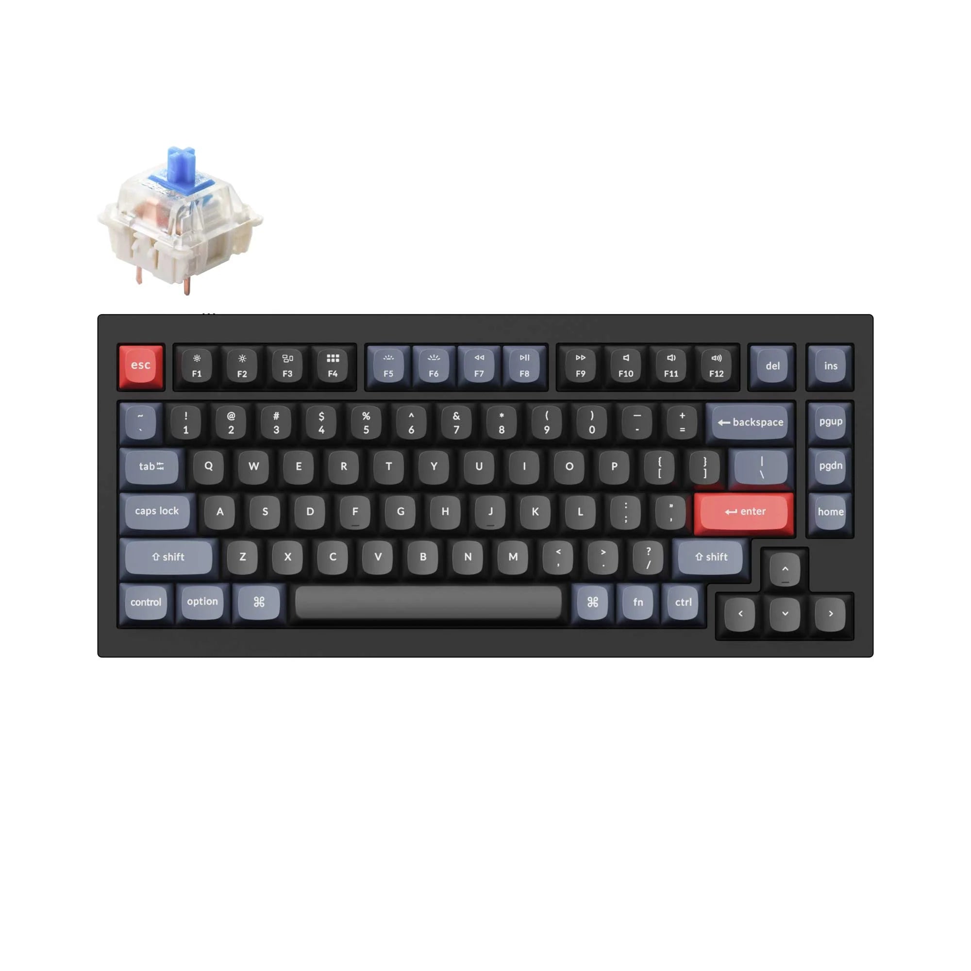 Keychron Q1 QMK Custom Mechanical Keyboard - Version 2 - View 2