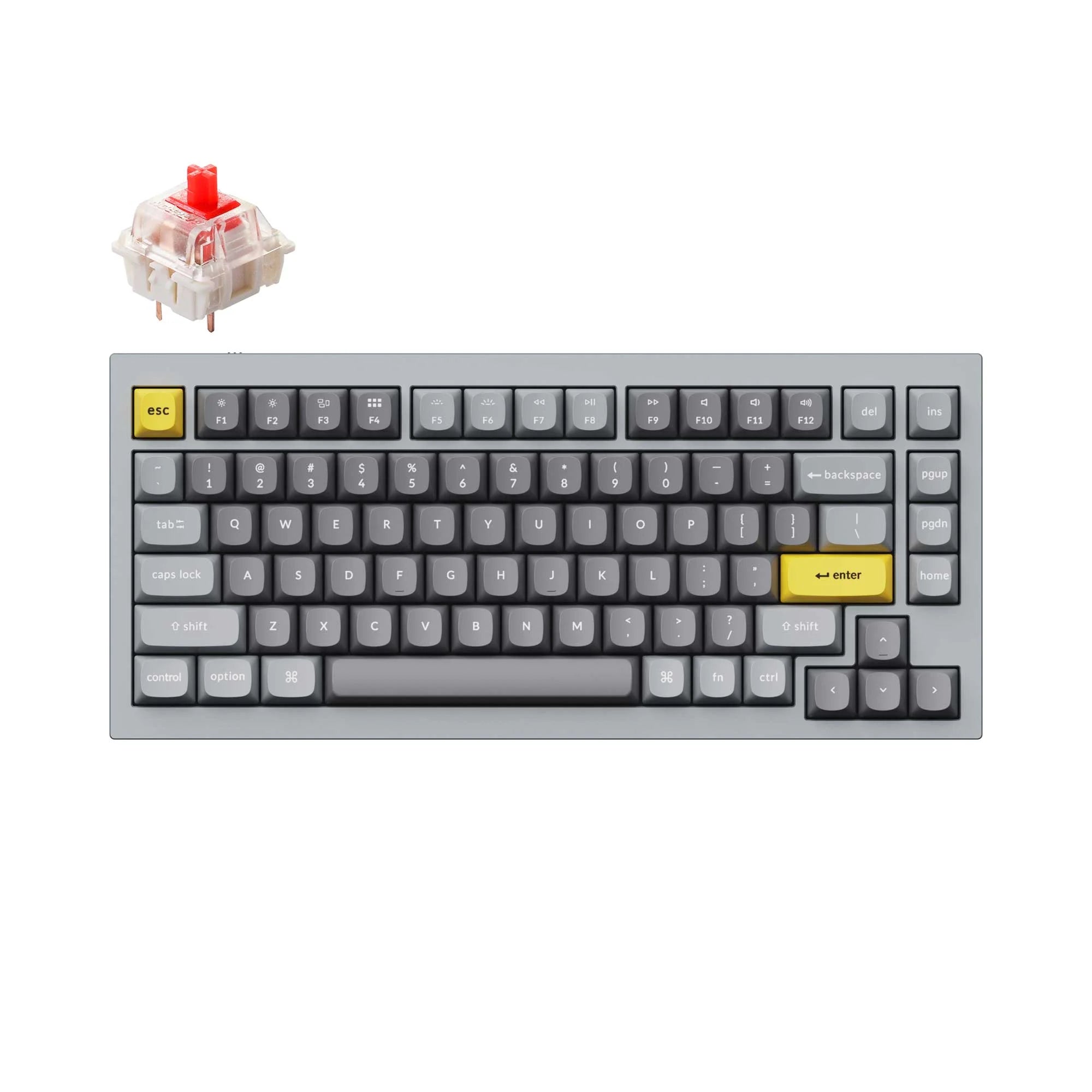 Keychron Q1 QMK Custom Mechanical Keyboard - Version 2 - View 4