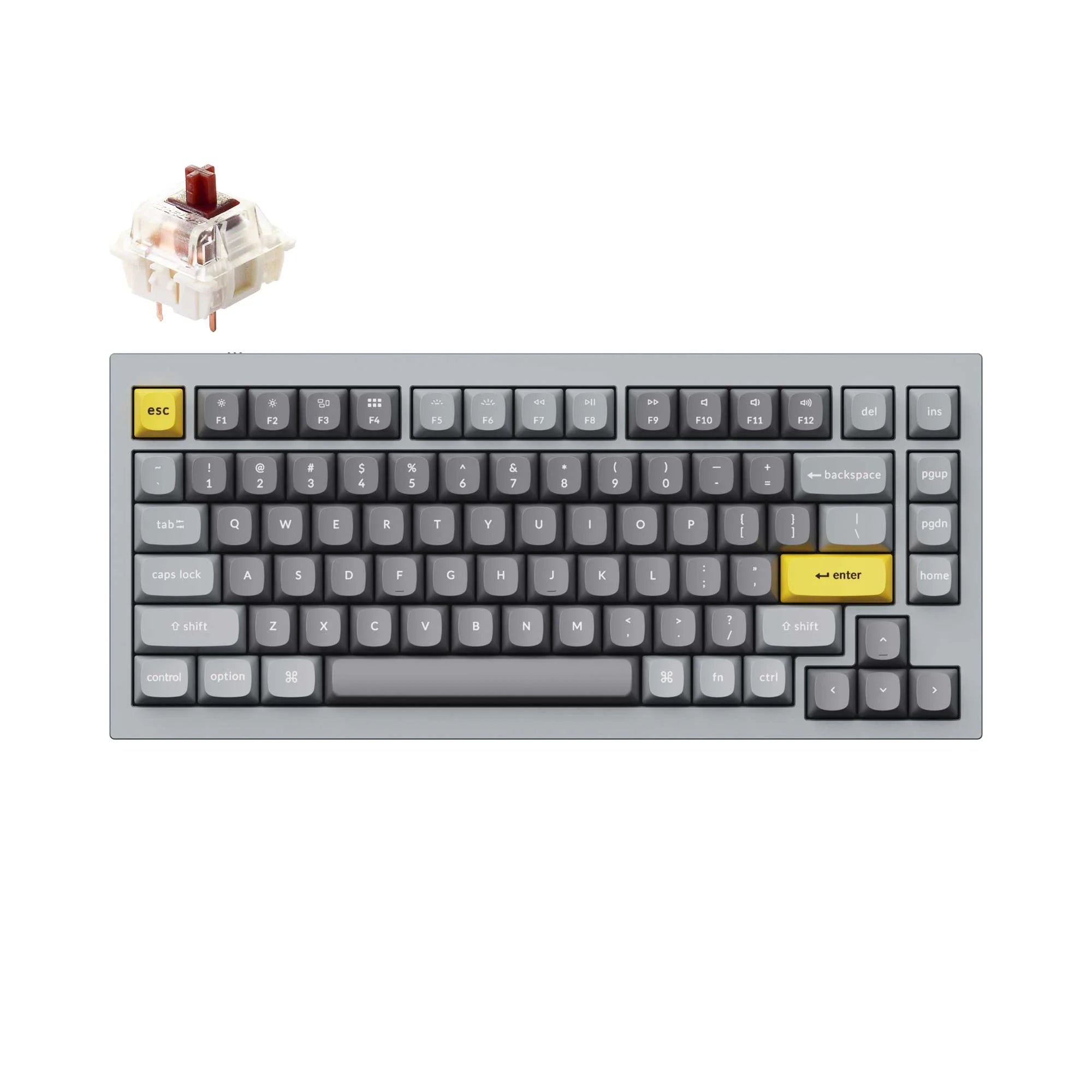 Keychron Q1 QMK Custom Mechanical Keyboard - Version 2 - View 6