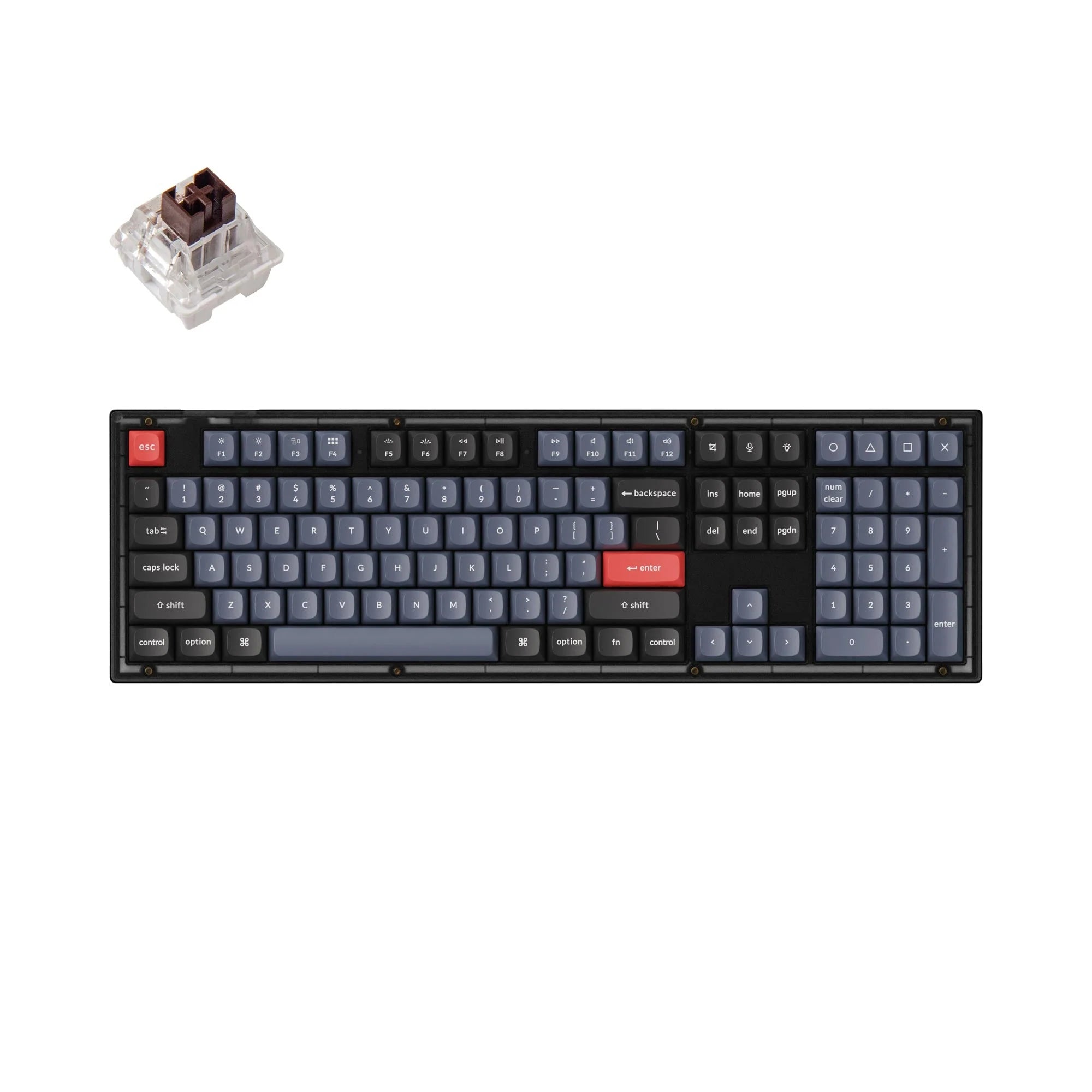 Keychron V6 QMK Custom Mechanical Keyboard - View 3
