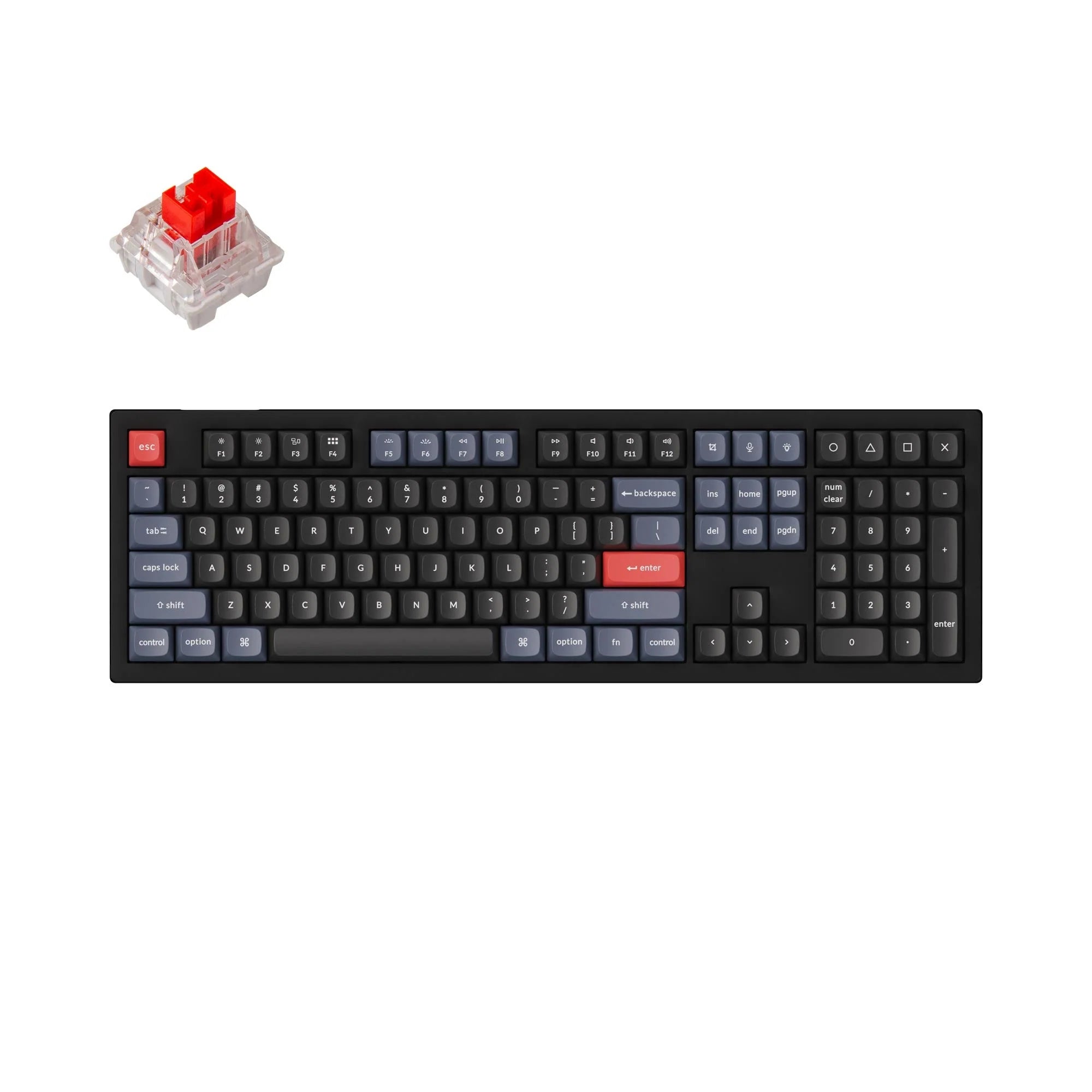 Keychron V6 QMK Custom Mechanical Keyboard - View 4