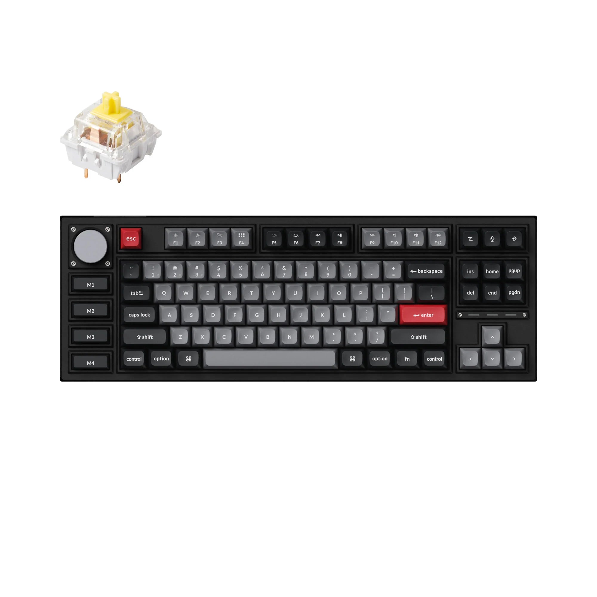 Keychron Q3 Pro QMK/VIA Wireless Custom Mechanical Keyboard - View 3