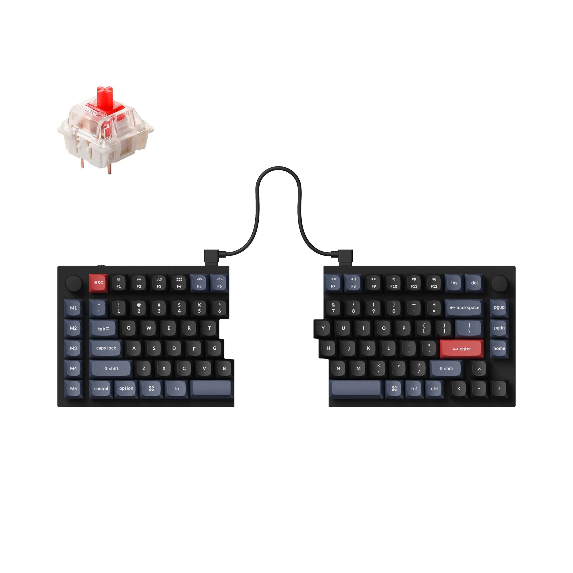 Keychron Q11 QMK Custom Mechanical Keyboard - View 3