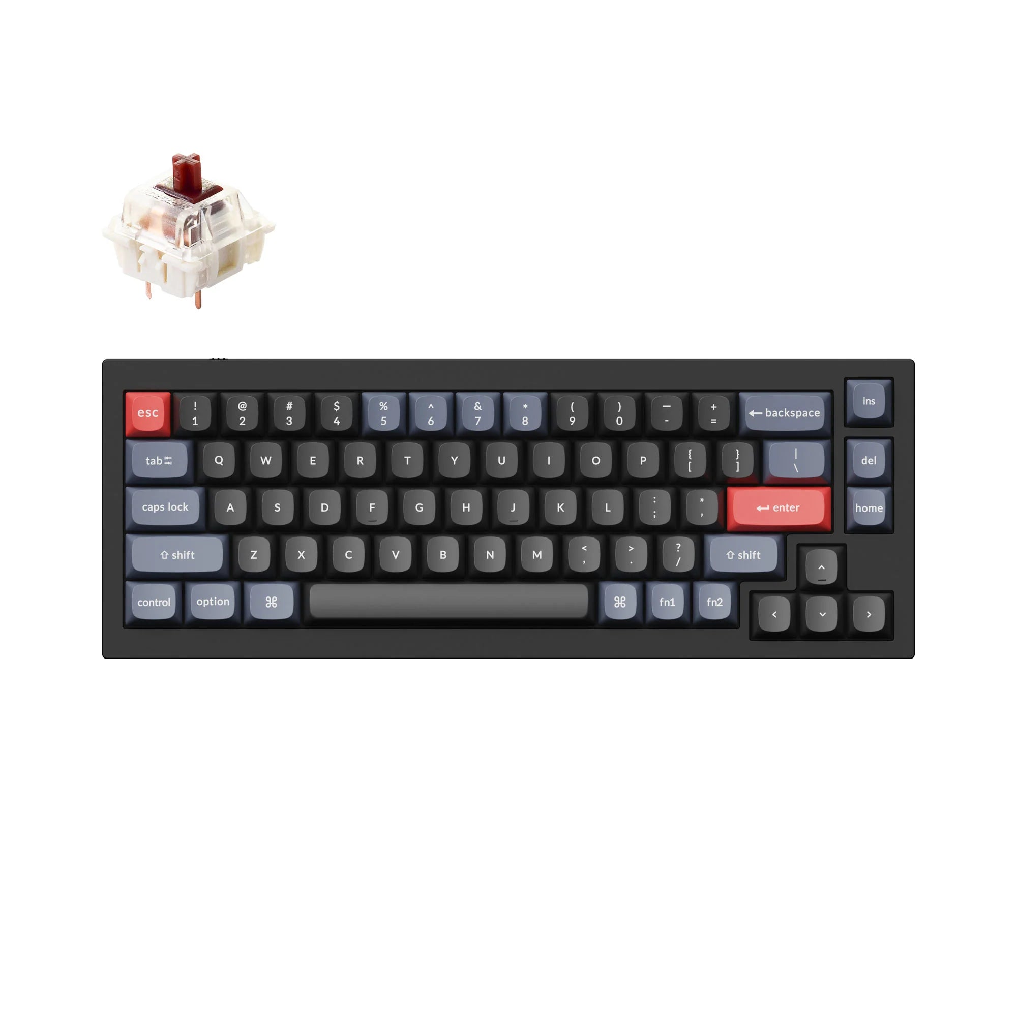 Keychron Q2 QMK Custom Mechanical Keyboard - View 3