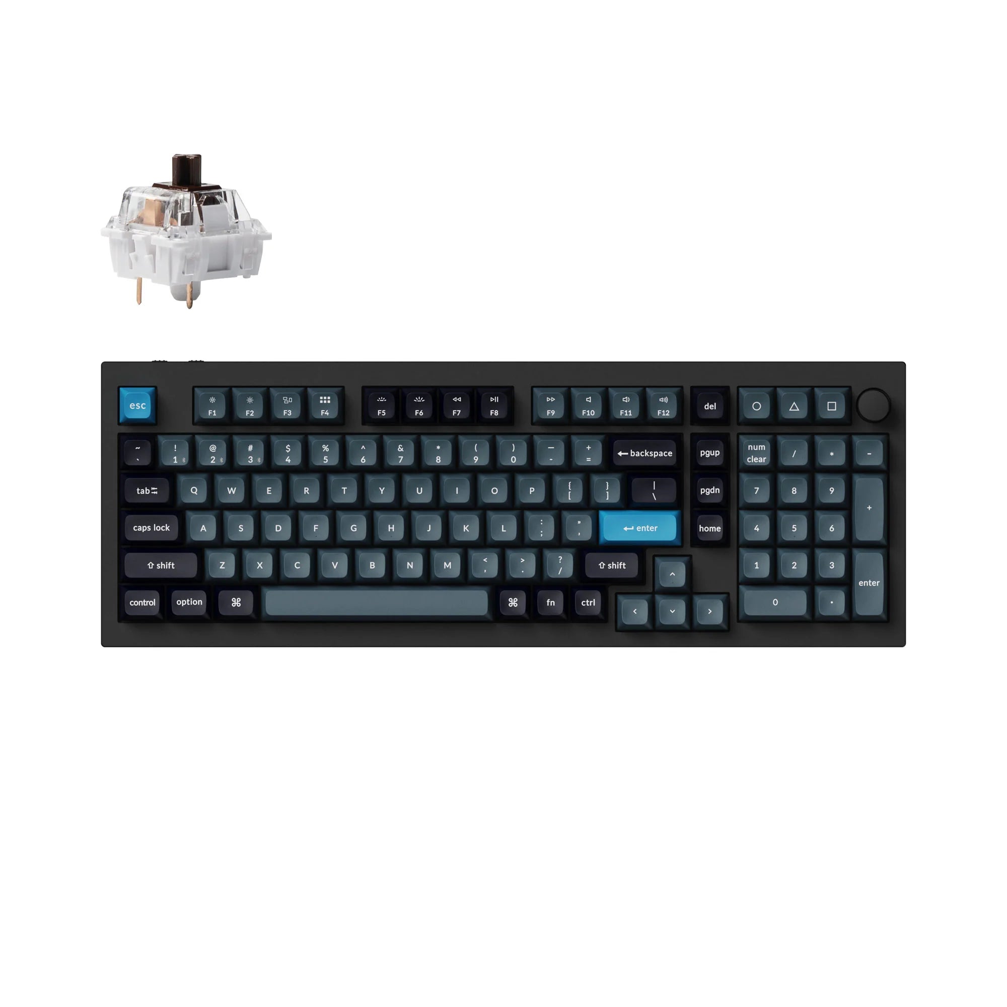 Keychron Q5 Pro QMK/VIA Wireless Custom Mechanical Keyboard - View 2