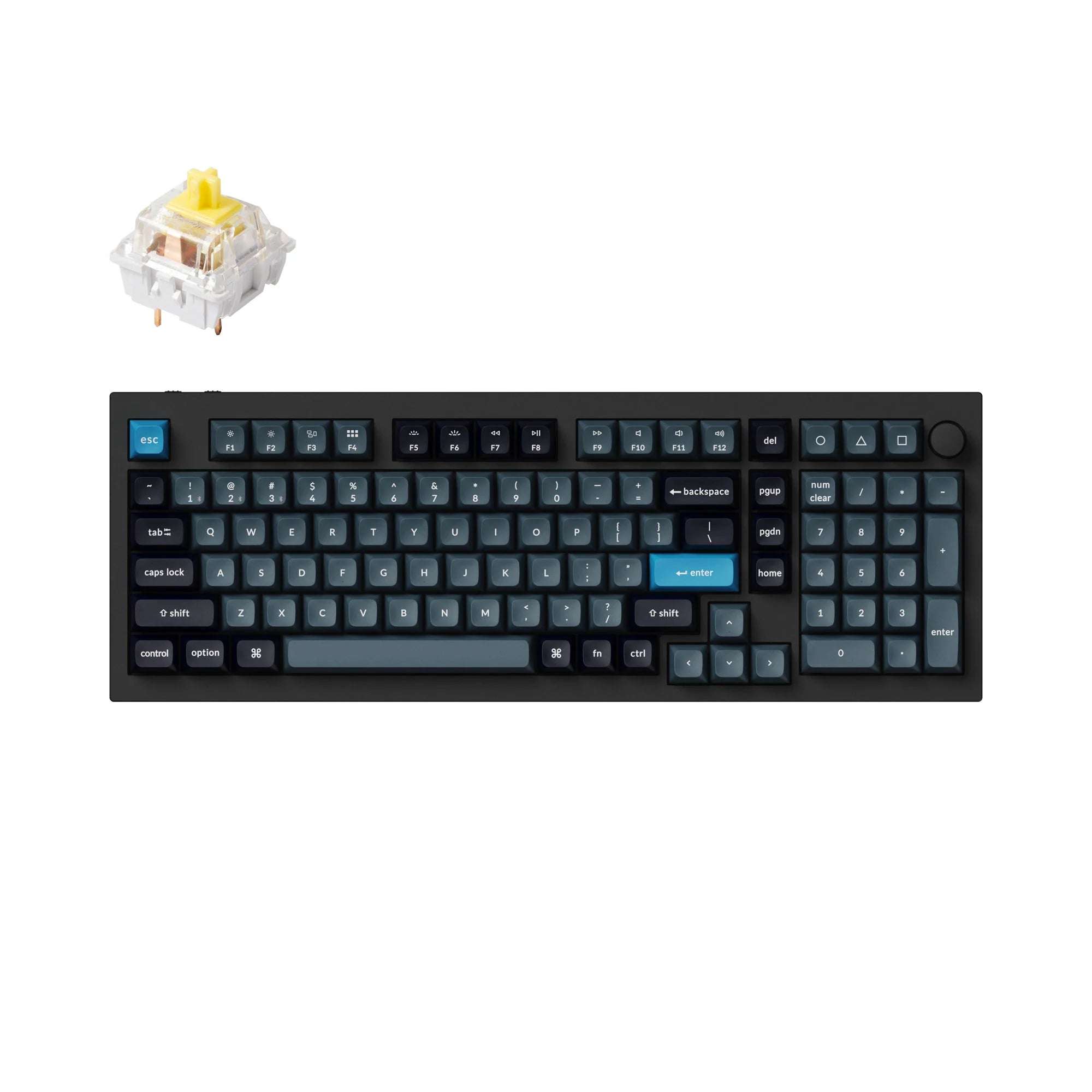 Keychron Q5 Pro QMK/VIA Wireless Custom Mechanical Keyboard - View 3