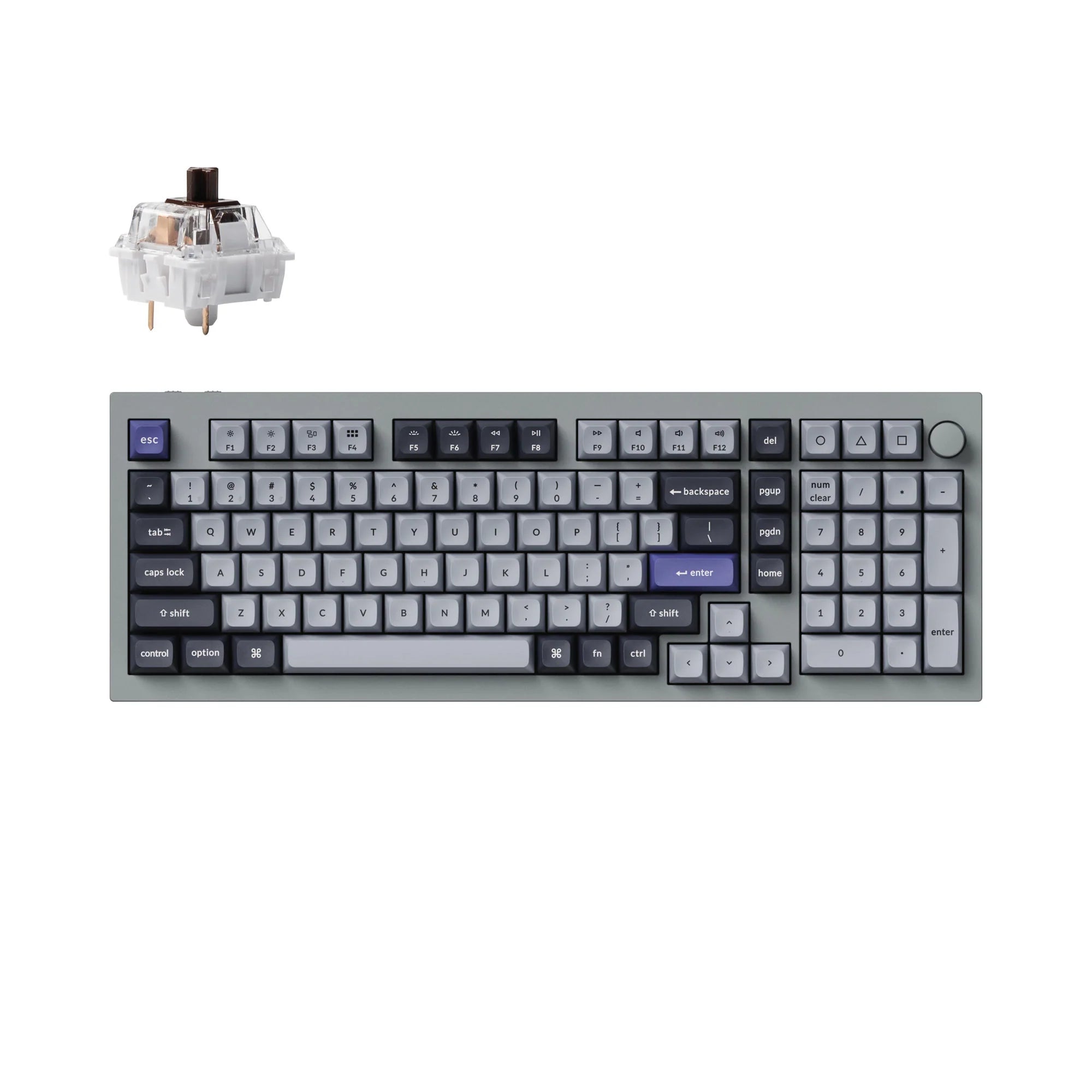 Keychron Q5 Pro QMK/VIA Wireless Custom Mechanical Keyboard - View 5