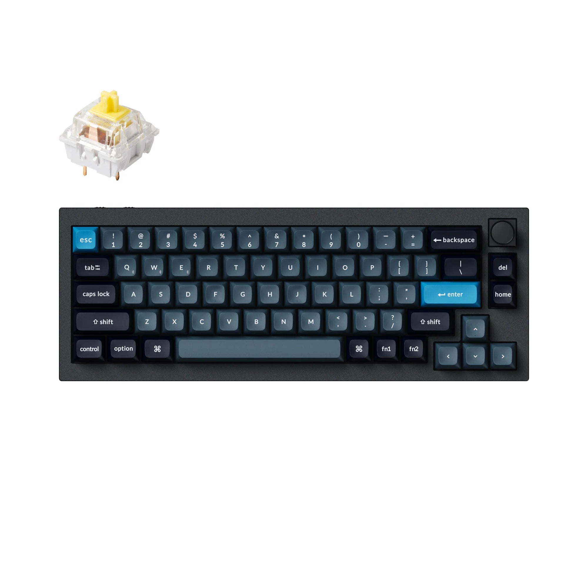 Keychron Q2 Pro QMK/VIA Wireless Custom Mechanical Keyboard - View 3