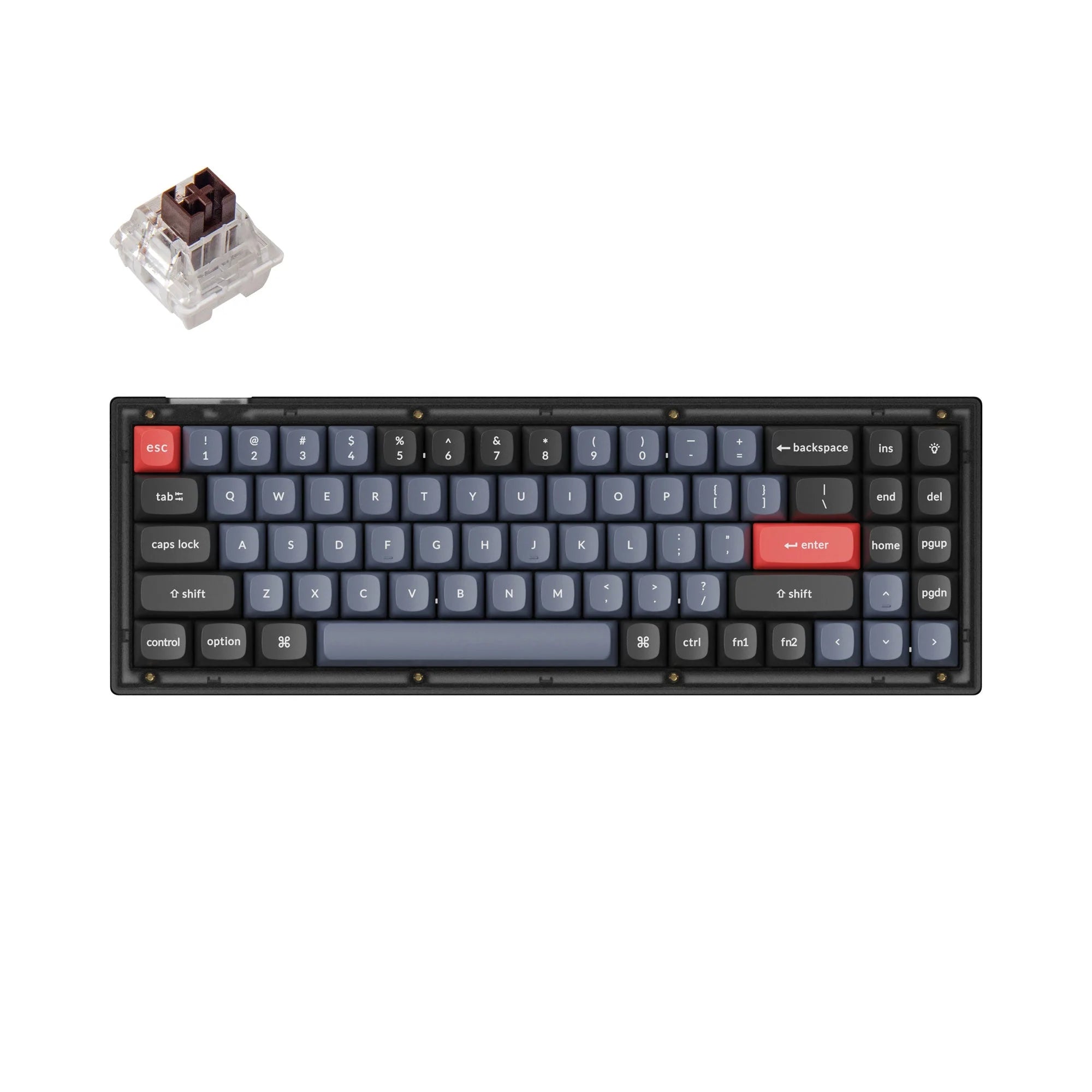 Keychron V7 QMK Custom Mechanical Keyboard - View 3