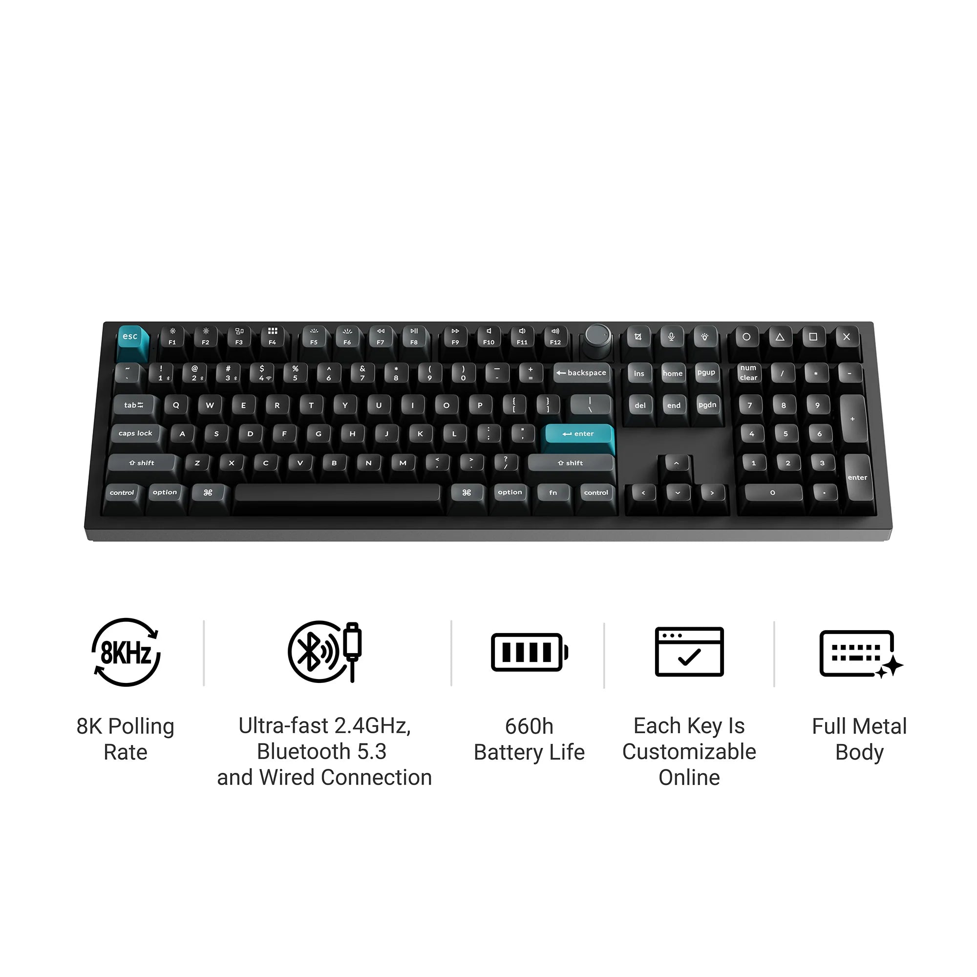 Keychron Q6 Ultra 8K Wireless Custom Mechanical Keyboard