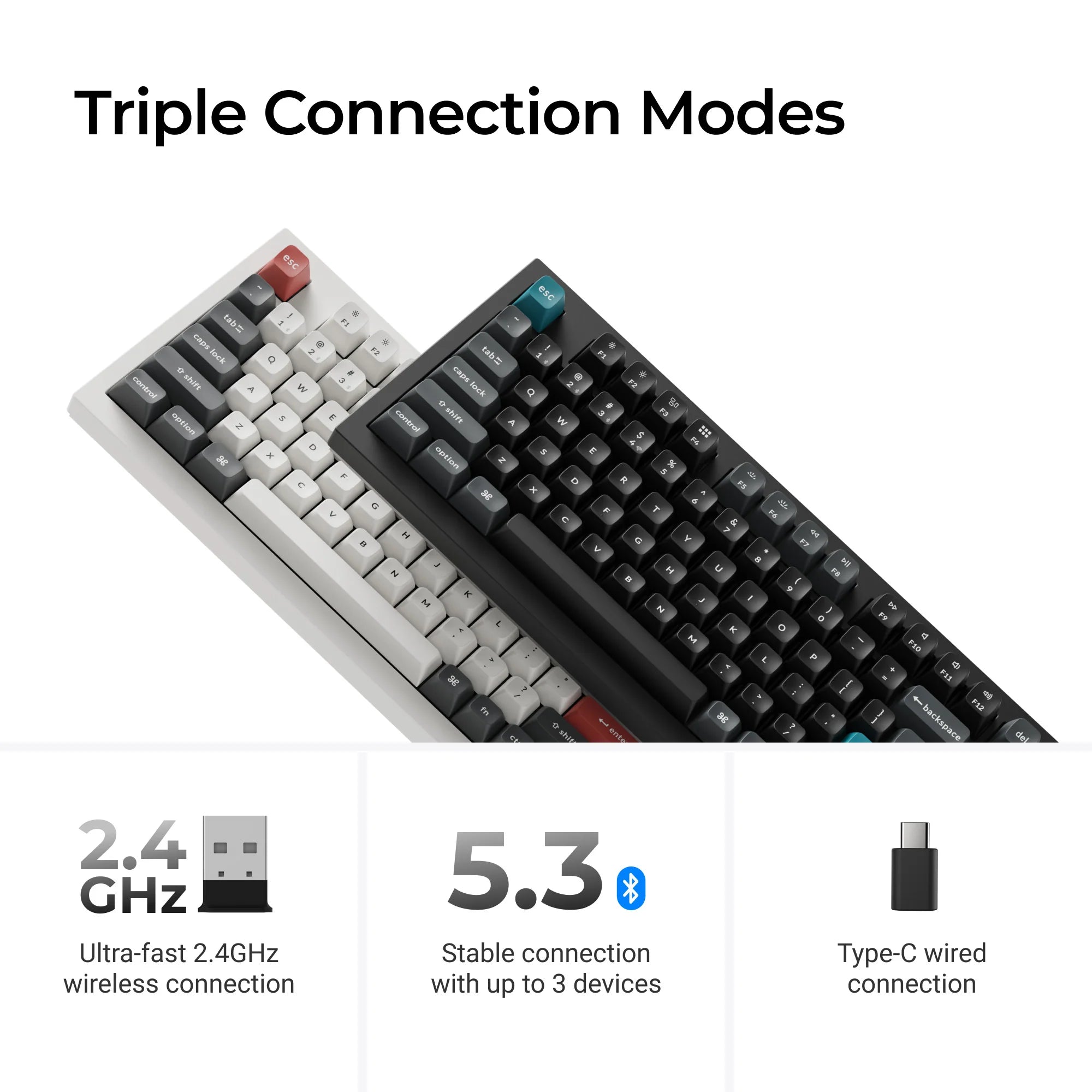 Keychron Q5 Ultra 8K Wireless Custom Mechanical Keyboard - View 5