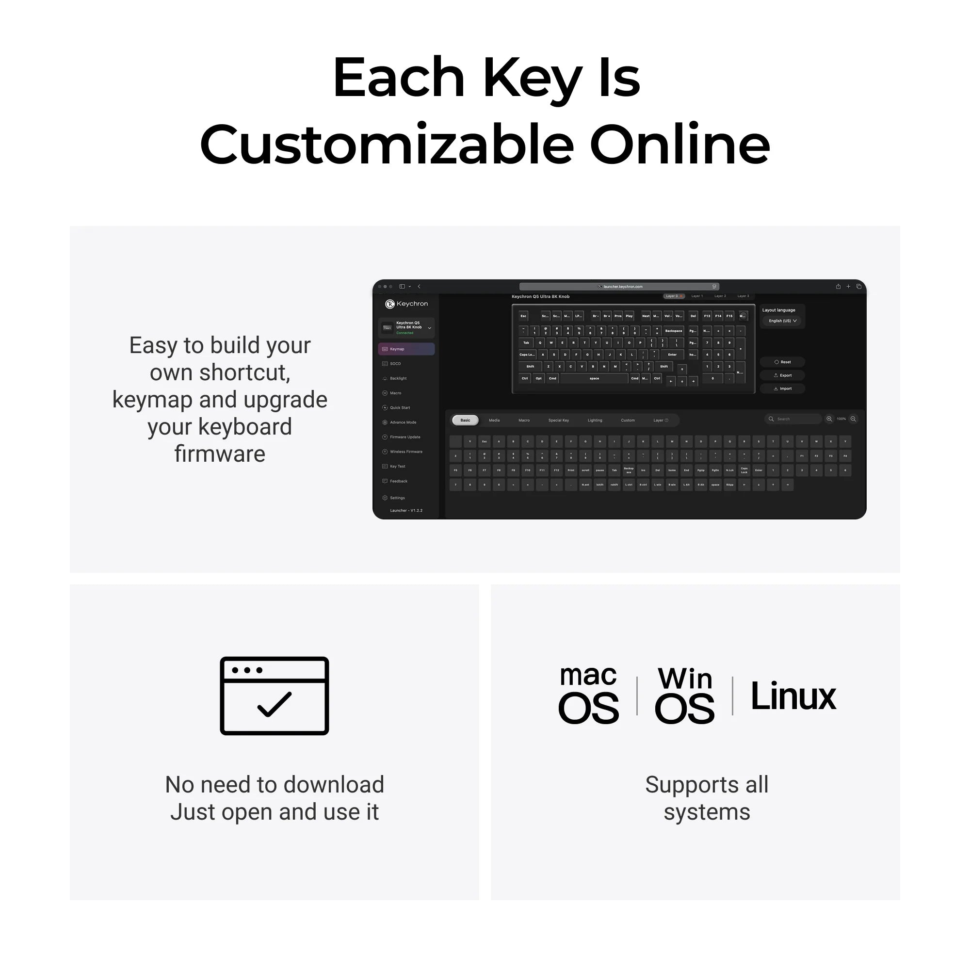 Keychron Q5 Ultra 8K Wireless Custom Mechanical Keyboard - View 6