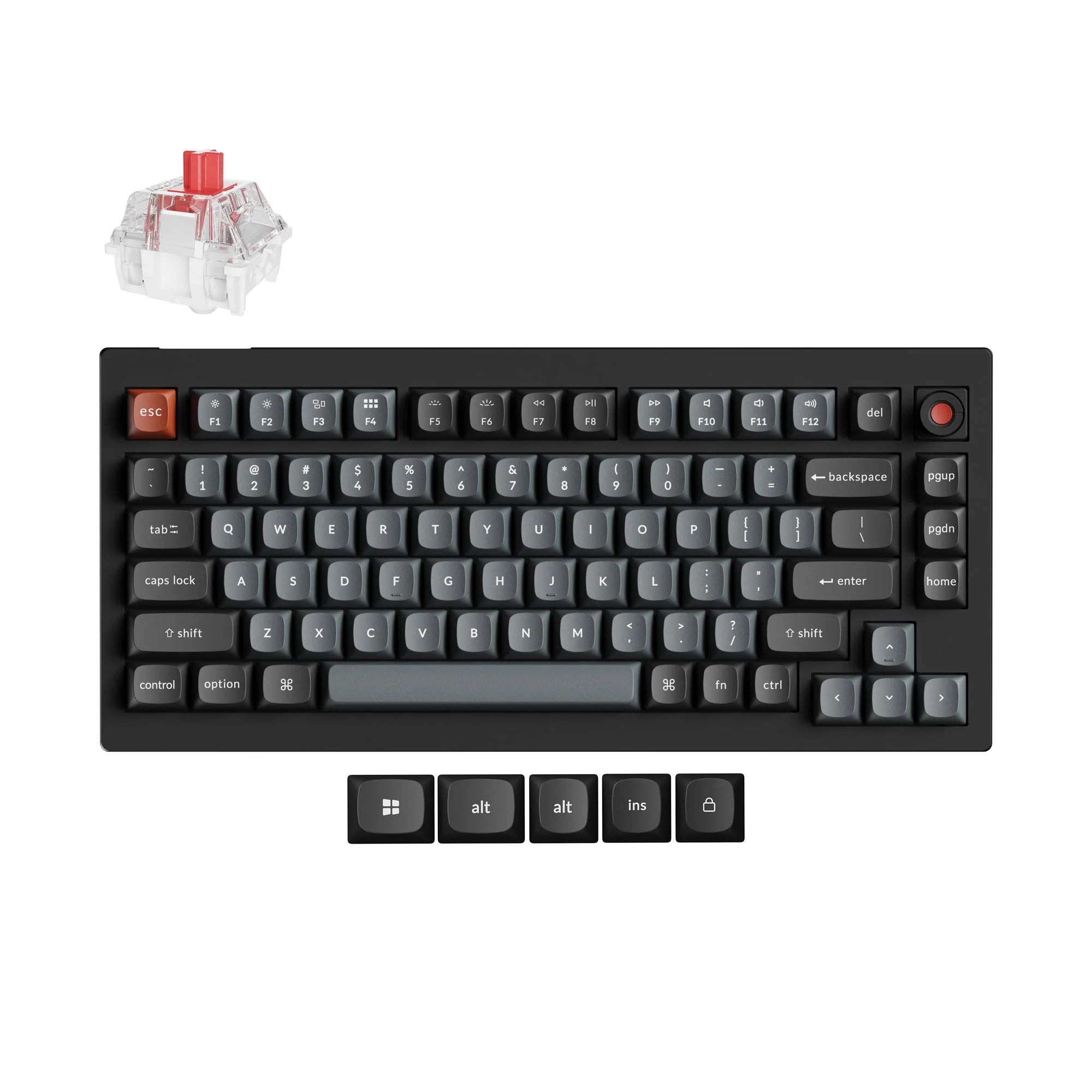 Keychron V1 8K QMK Wired Custom Mechanical Keyboard - View 6