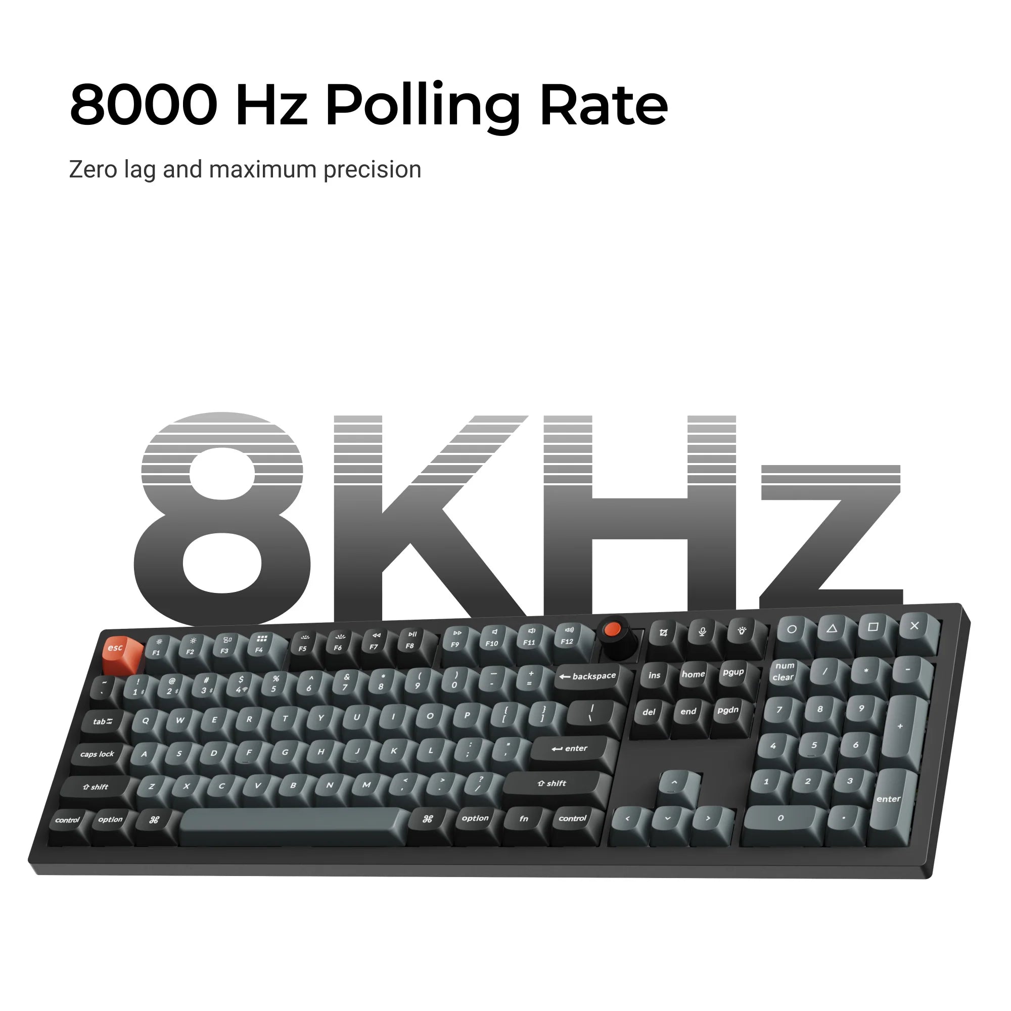 Keychron V6 8K QMK Wired Custom Mechanical Keyboard - View 3