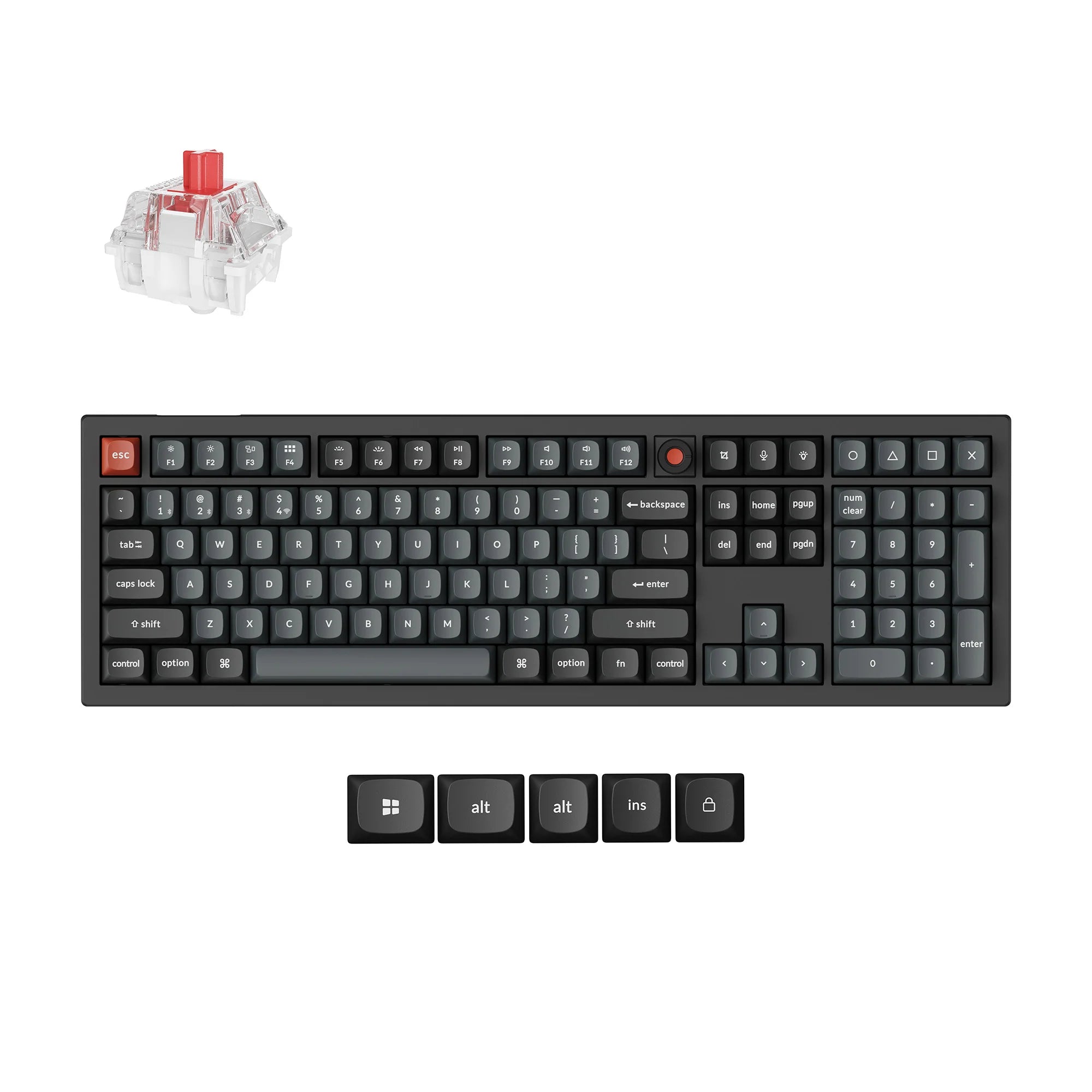 Keychron V6 8K QMK Wired Custom Mechanical Keyboard - View 6