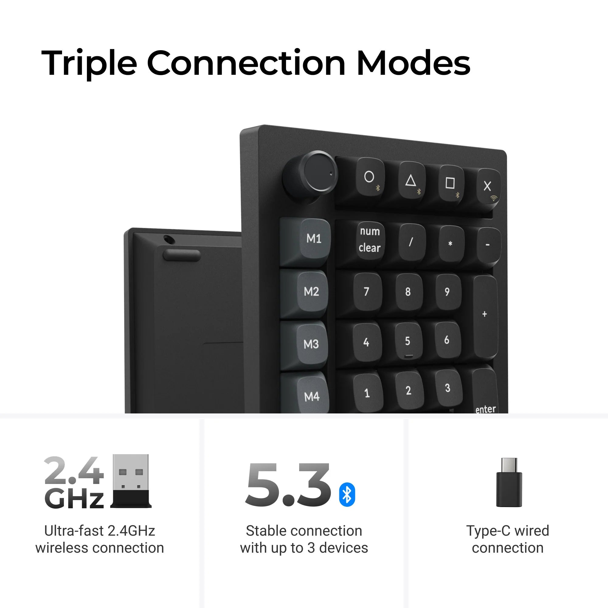 Keychron V0 Ultra 8K Wireless Custom Number Pad - View 5