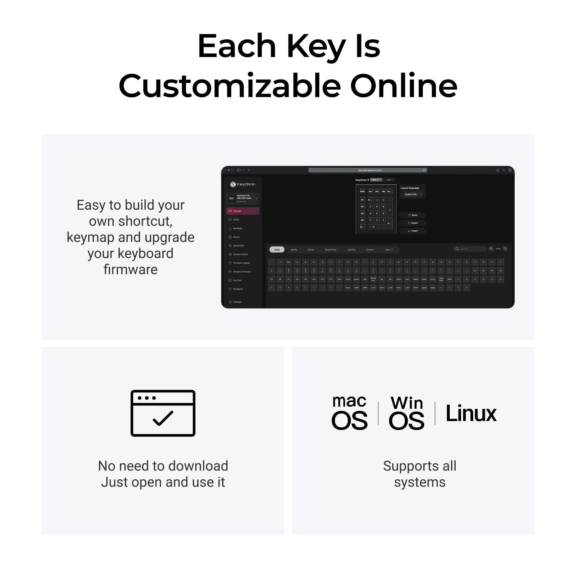 Keychron V0 Ultra 8K Wireless Custom Number Pad - View 6