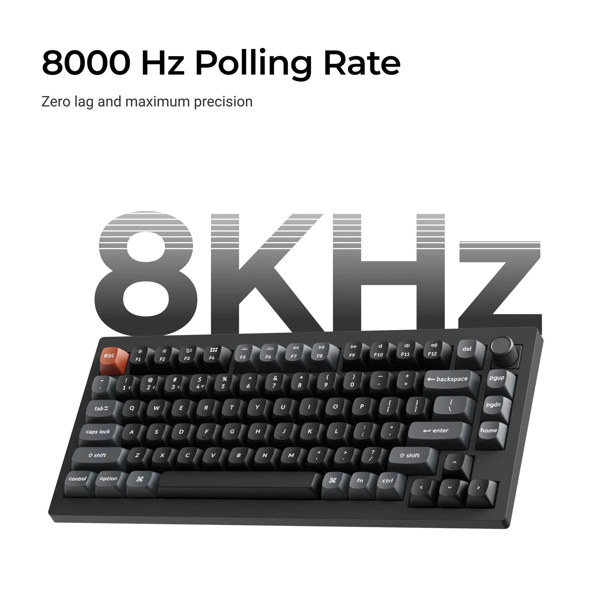 Keychron V1 Ultra 8K Wireless Custom Mechanical Keyboard - View 3