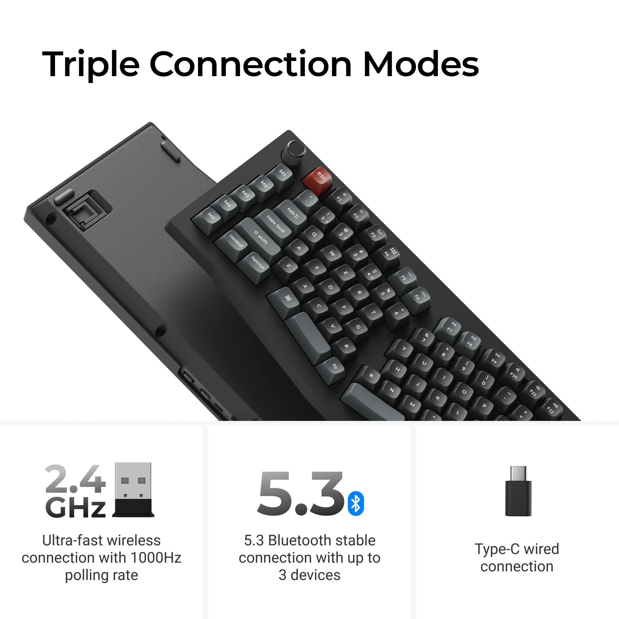 Keychron V10 Ultra 8K Wireless Custom Mechanical Keyboard - View 6