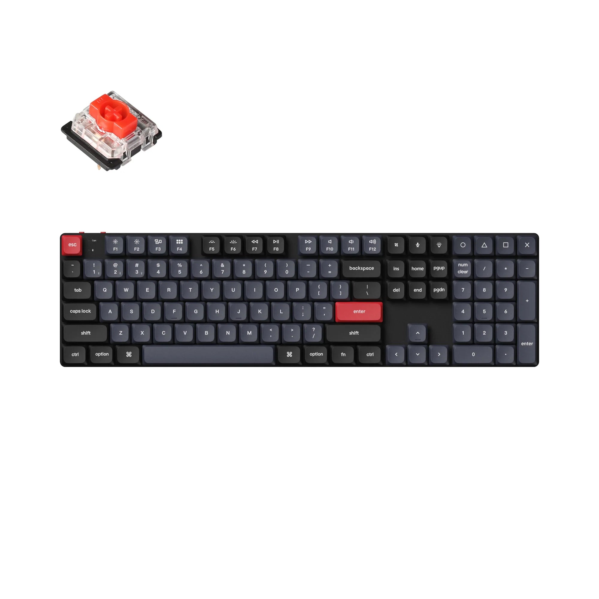 Keychron K5 Pro QMK/VIA Wireless Custom Mechanical Keyboard - View 2