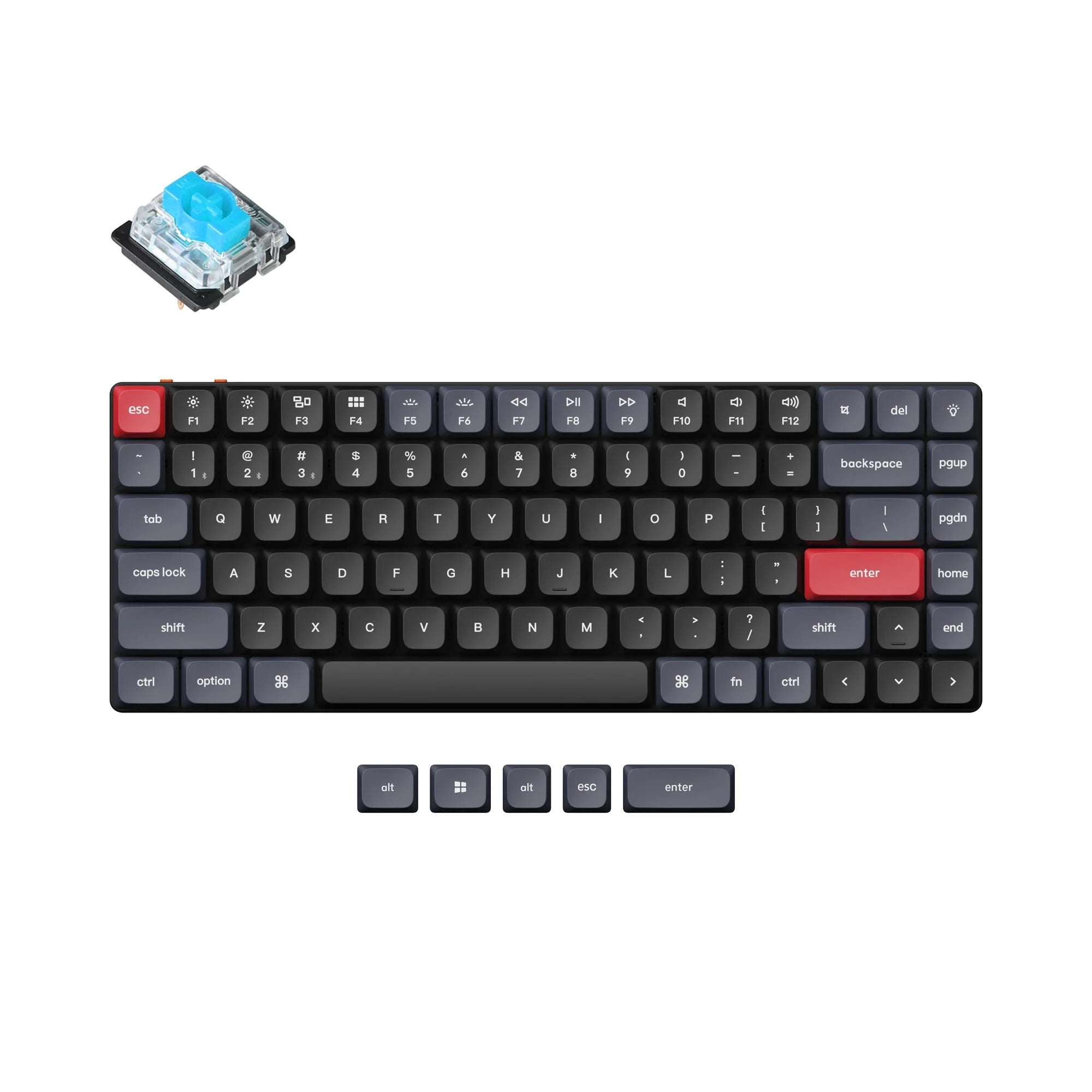 Keychron K3 Pro QMK/VIA Wireless Custom Mechanical Keyboard - View 2