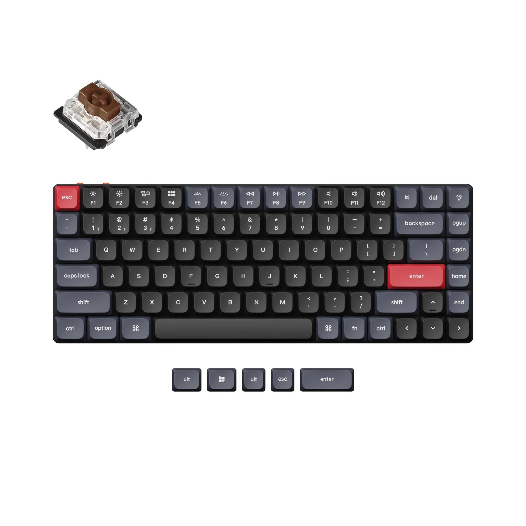 Keychron K3 Pro QMK/VIA Wireless Custom Mechanical Keyboard - View 3