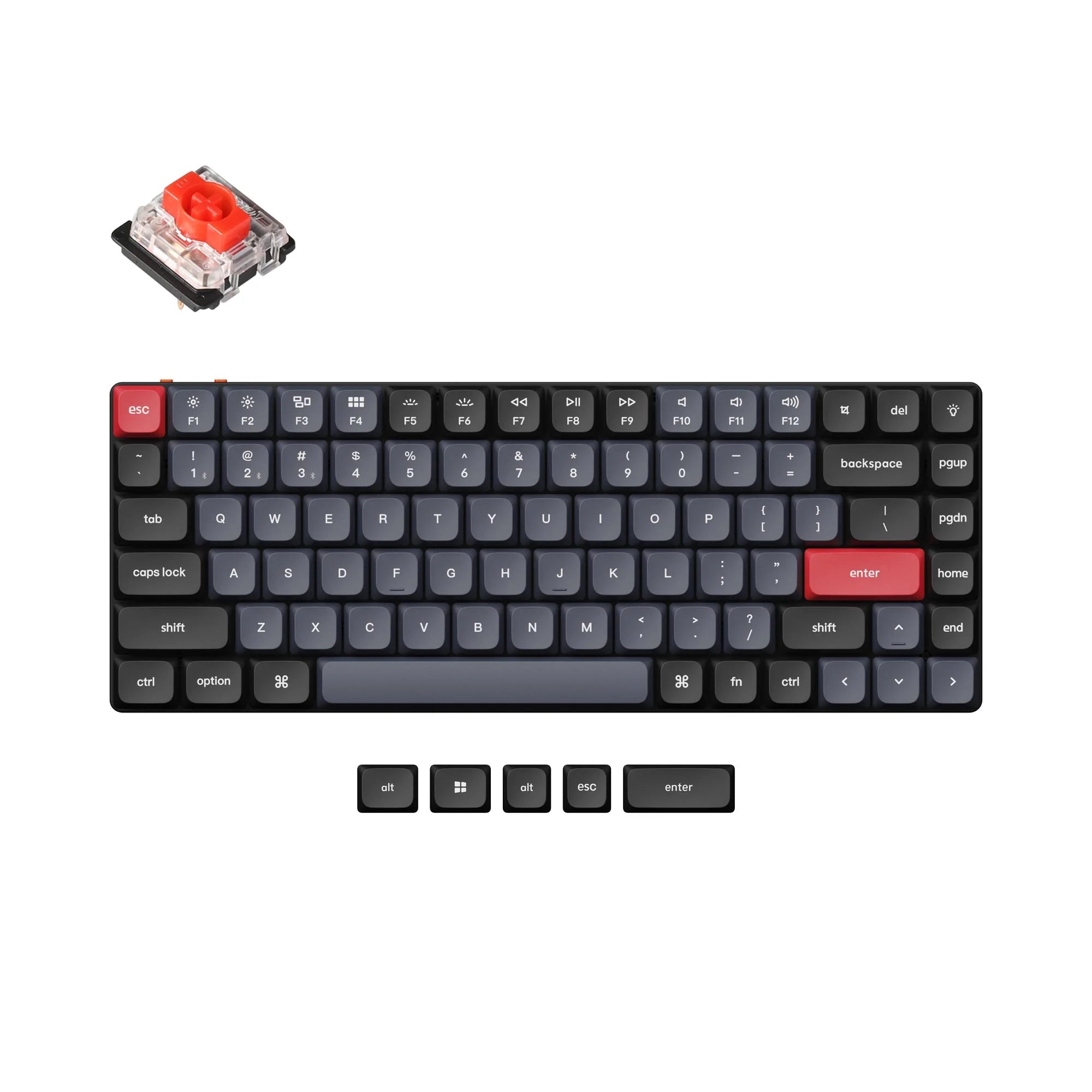 Keychron K3 Pro QMK/VIA Wireless Custom Mechanical Keyboard - View 4