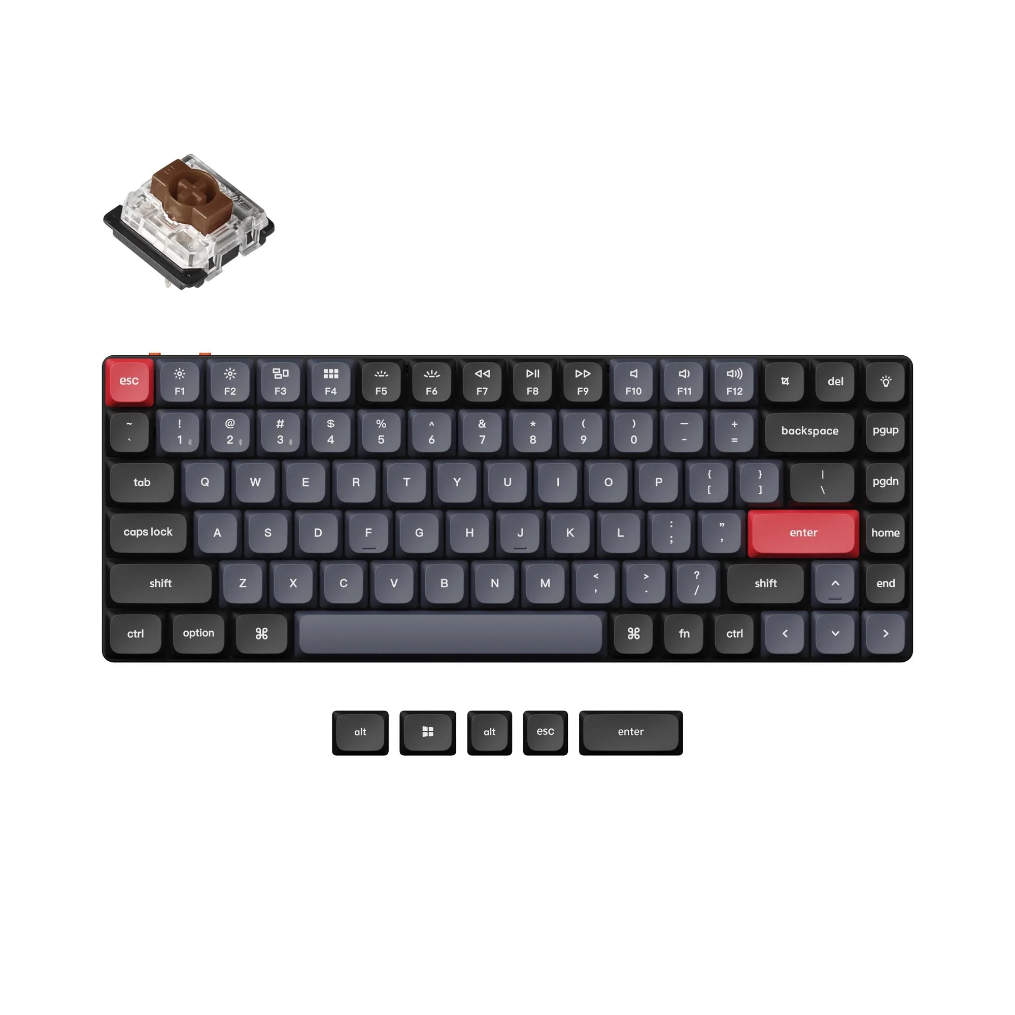 Keychron K3 Pro QMK/VIA Wireless Custom Mechanical Keyboard - View 6
