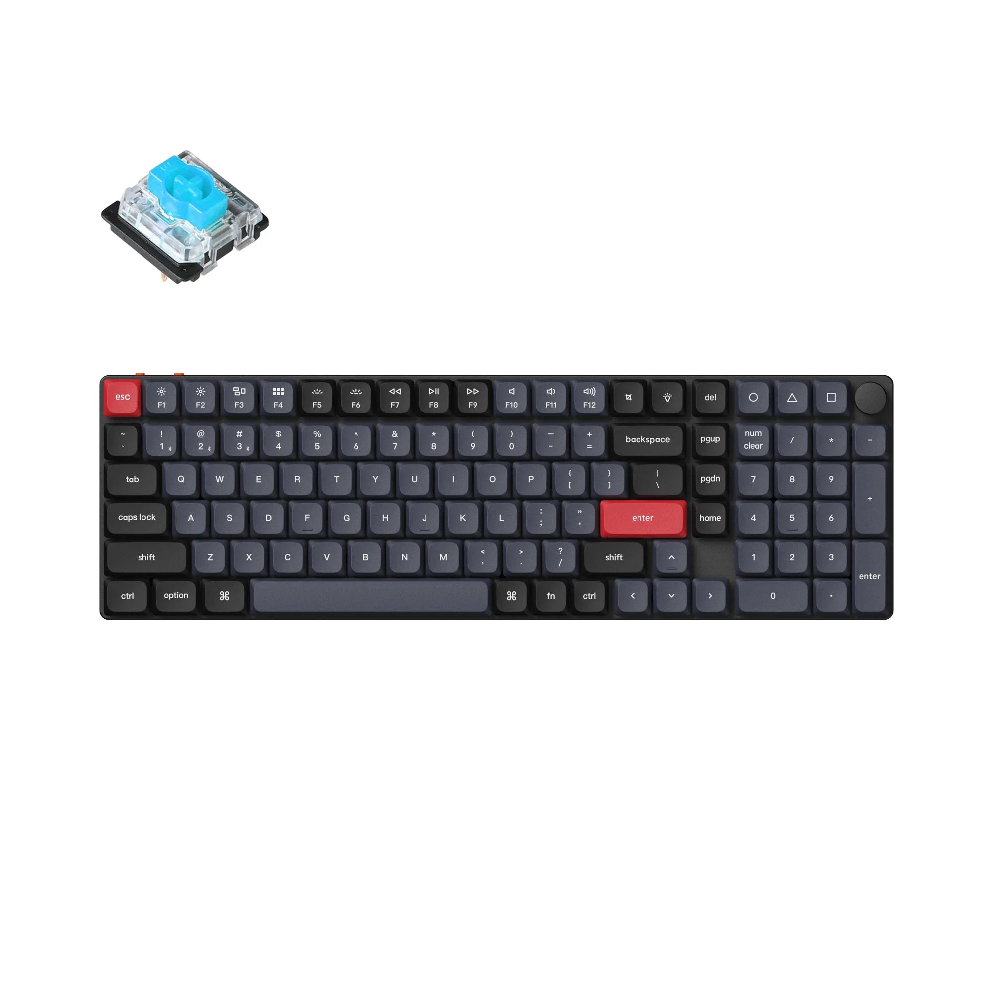 Keychron K17 Pro QMK/VIA Wireless Custom Mechanical Keyboard - View 2
