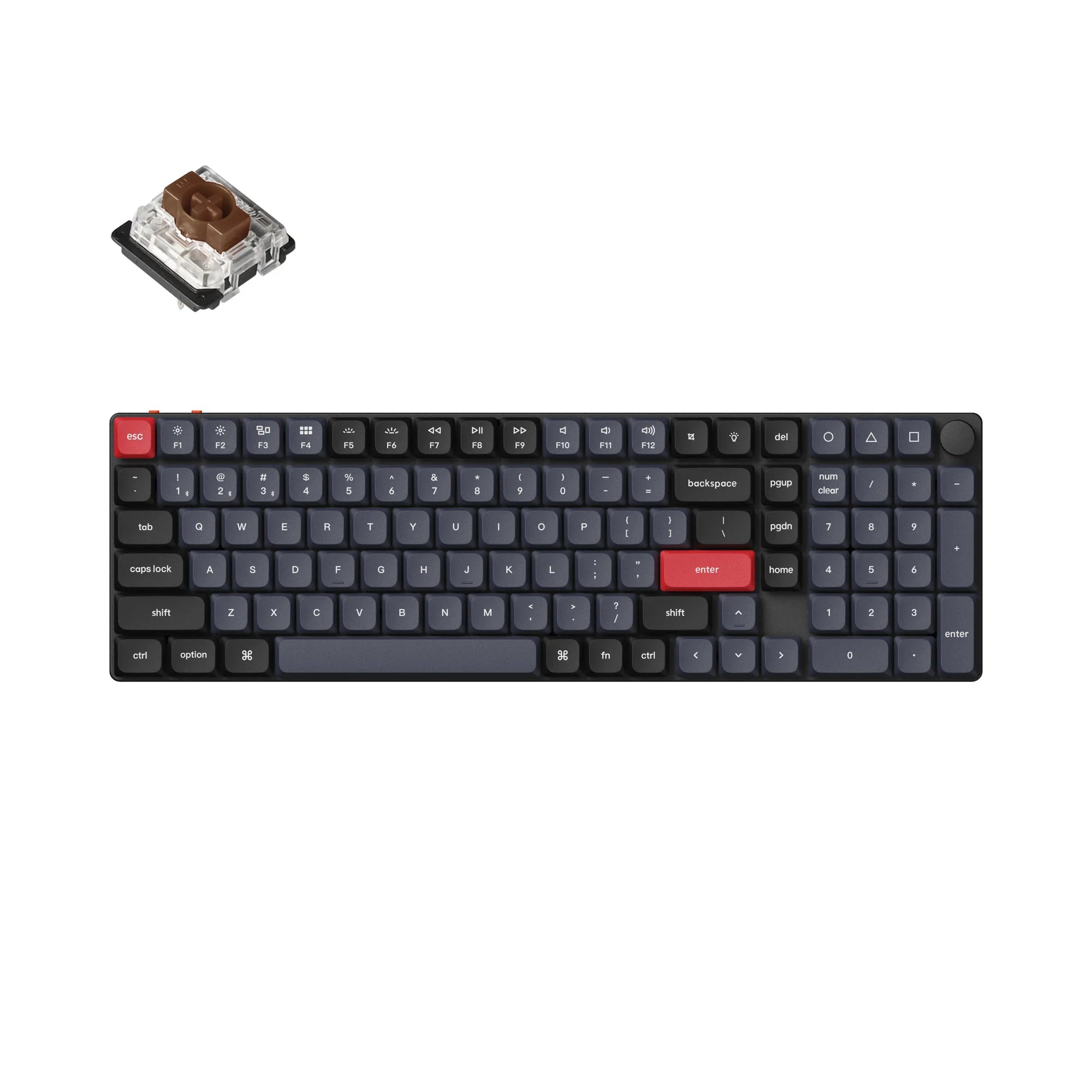 Keychron K17 Pro QMK/VIA Wireless Custom Mechanical Keyboard - View 3